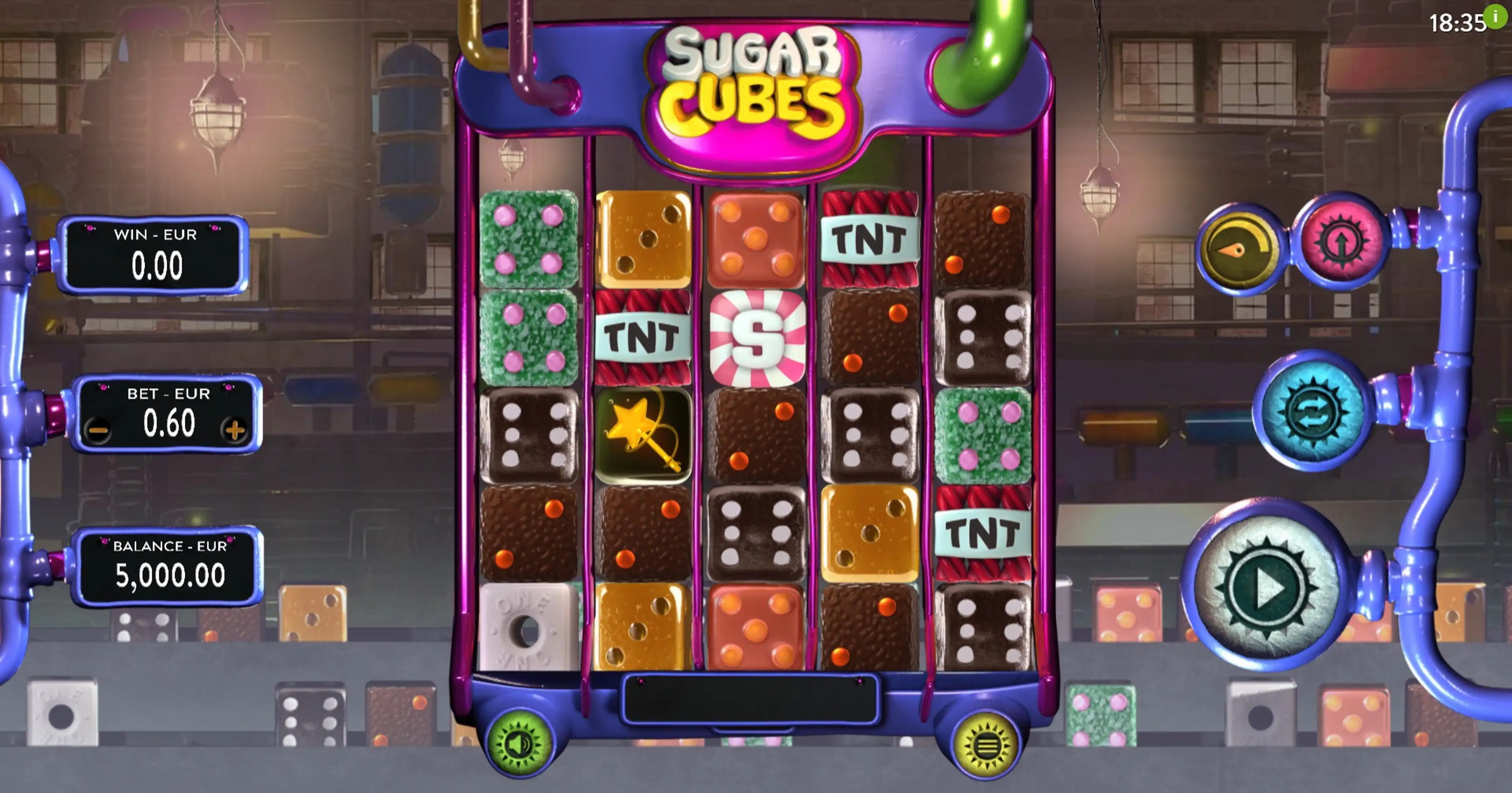 Reels in Sugar Cubes Slot Game by DiceLab