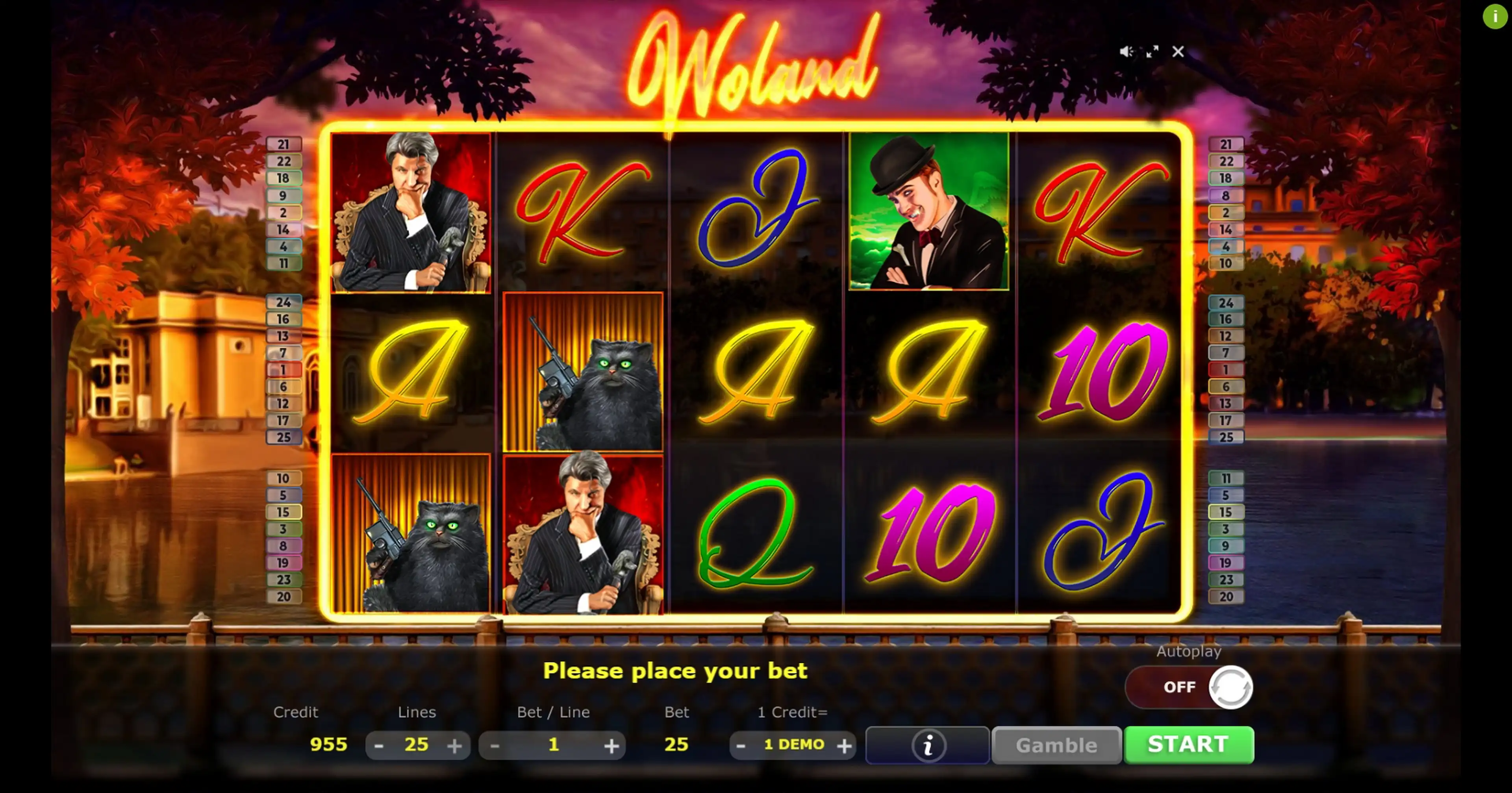 Reels in Woland Slot Game by Five Men Games