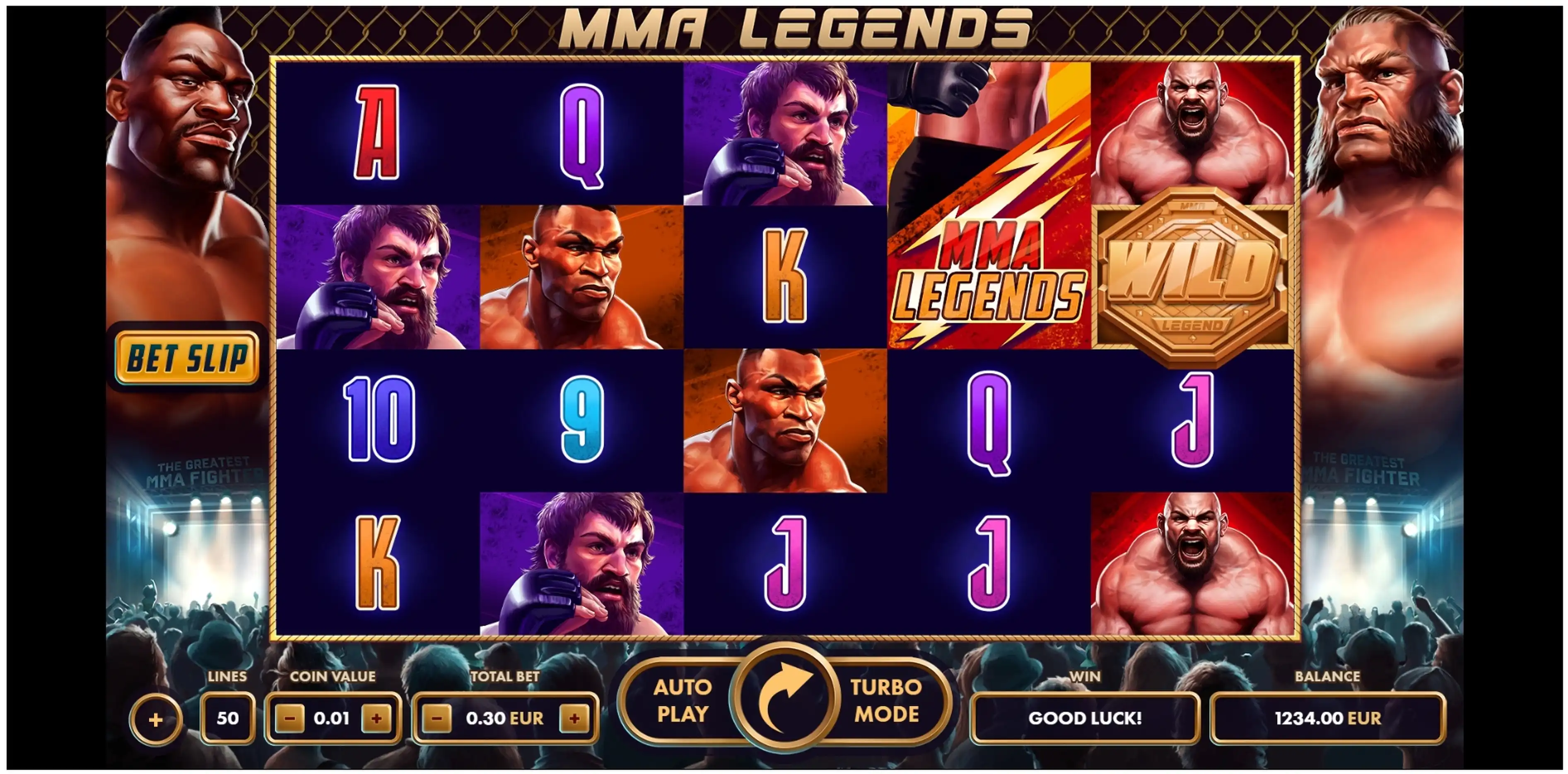 Reels in MMA Legends Slot Game by NetGame