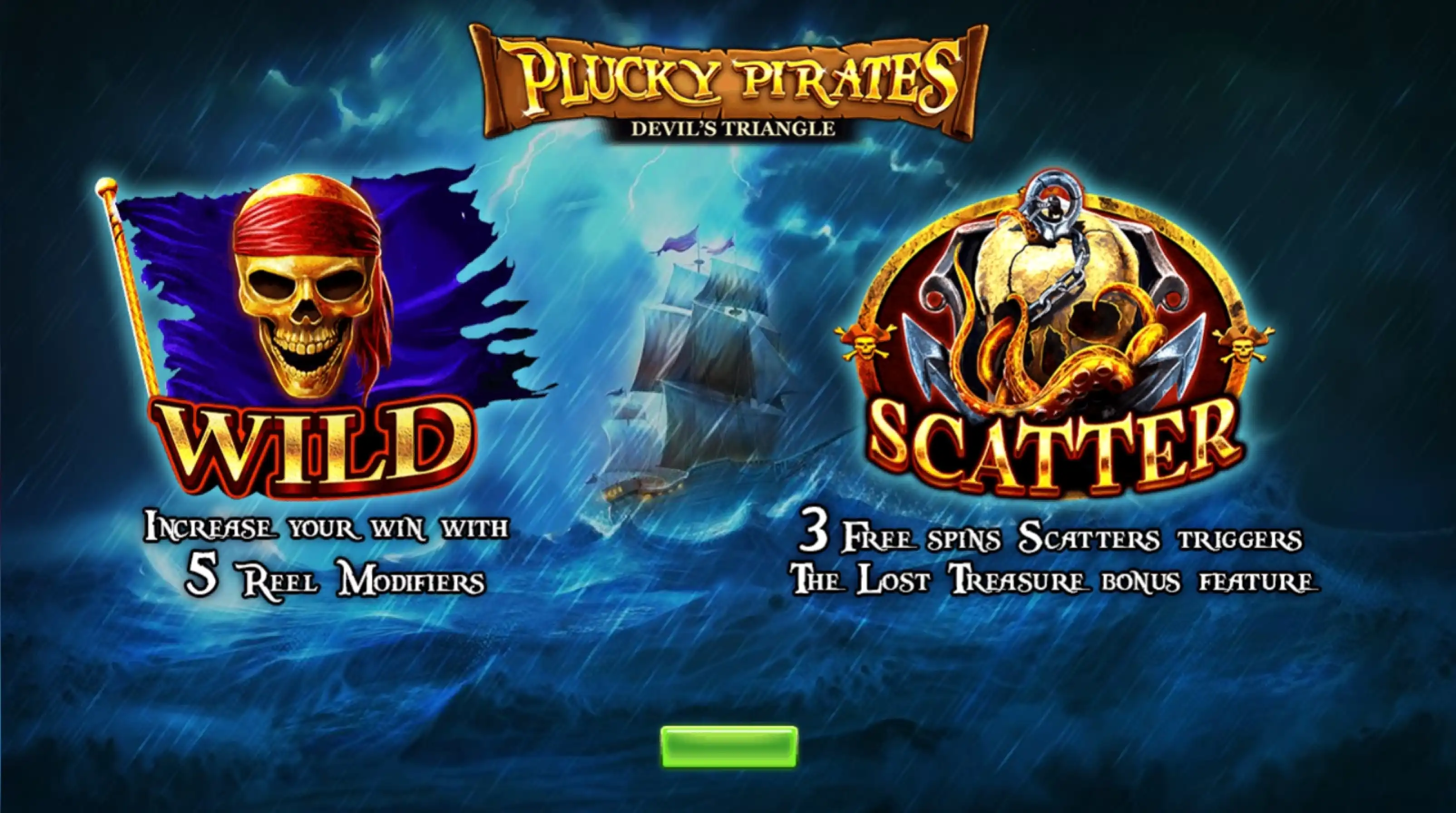 Play Plucky Pirates Devil's Triangle Free Casino Slot Game by Rocksalt Interactive