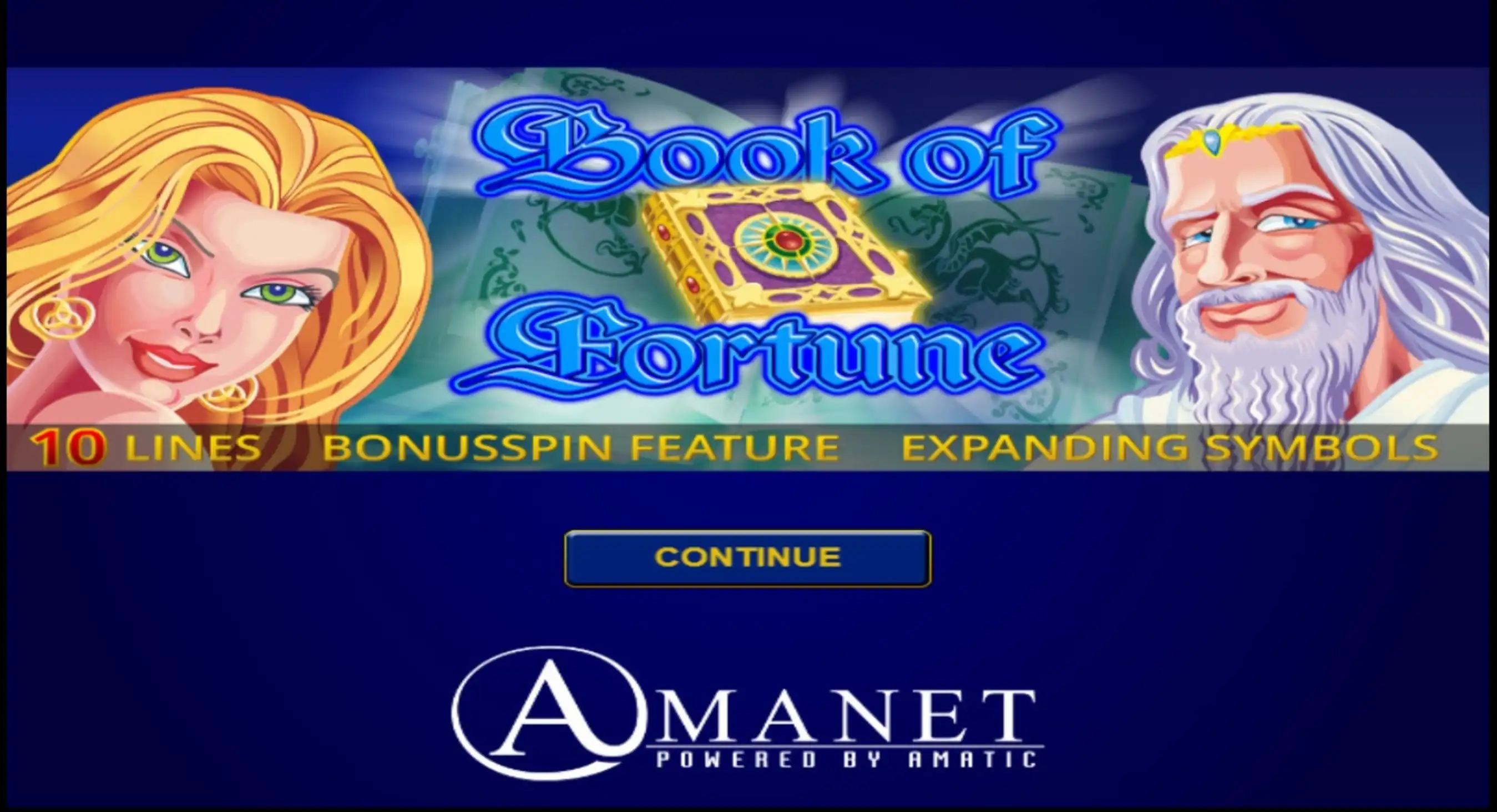 Play Book of Fortune Free Casino Slot Game by Amatic Industries