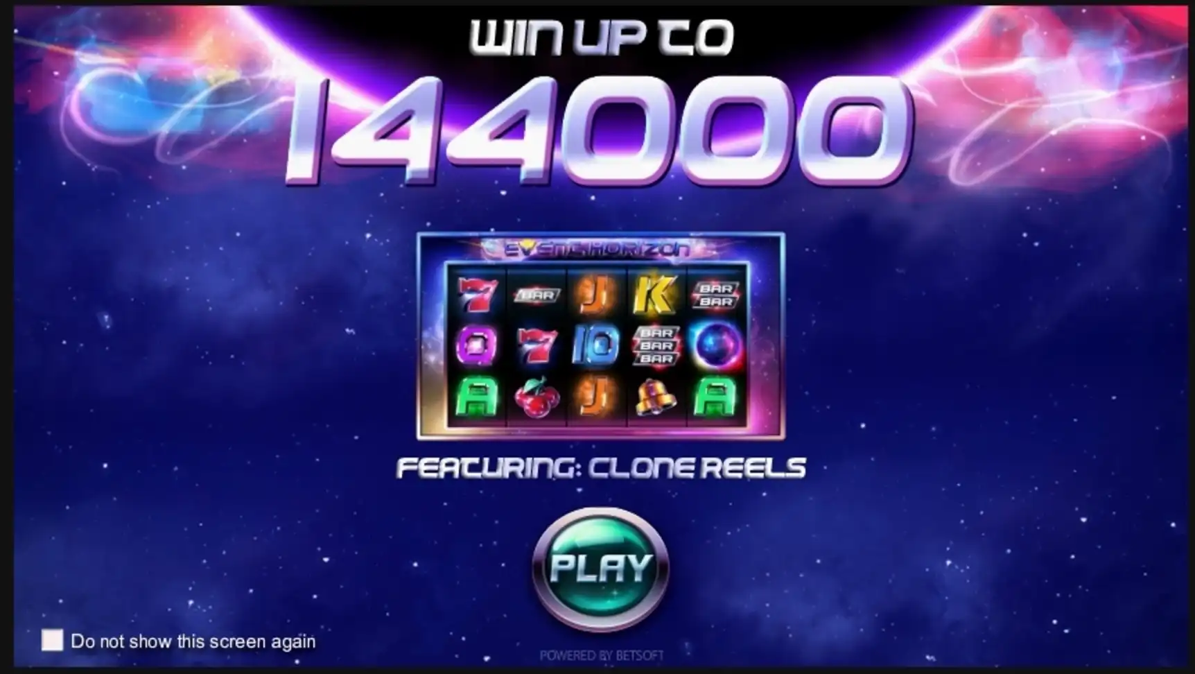 Play Event Horizon Free Casino Slot Game by Betsoft