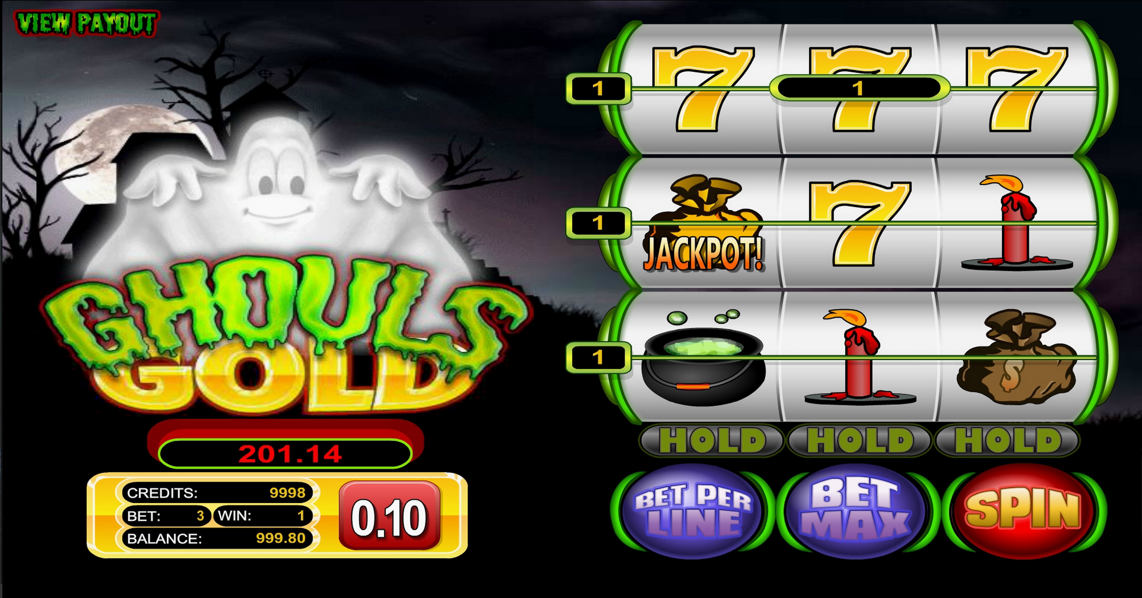 Win Money in Ghouls Gold Free Slot Game by Betsoft