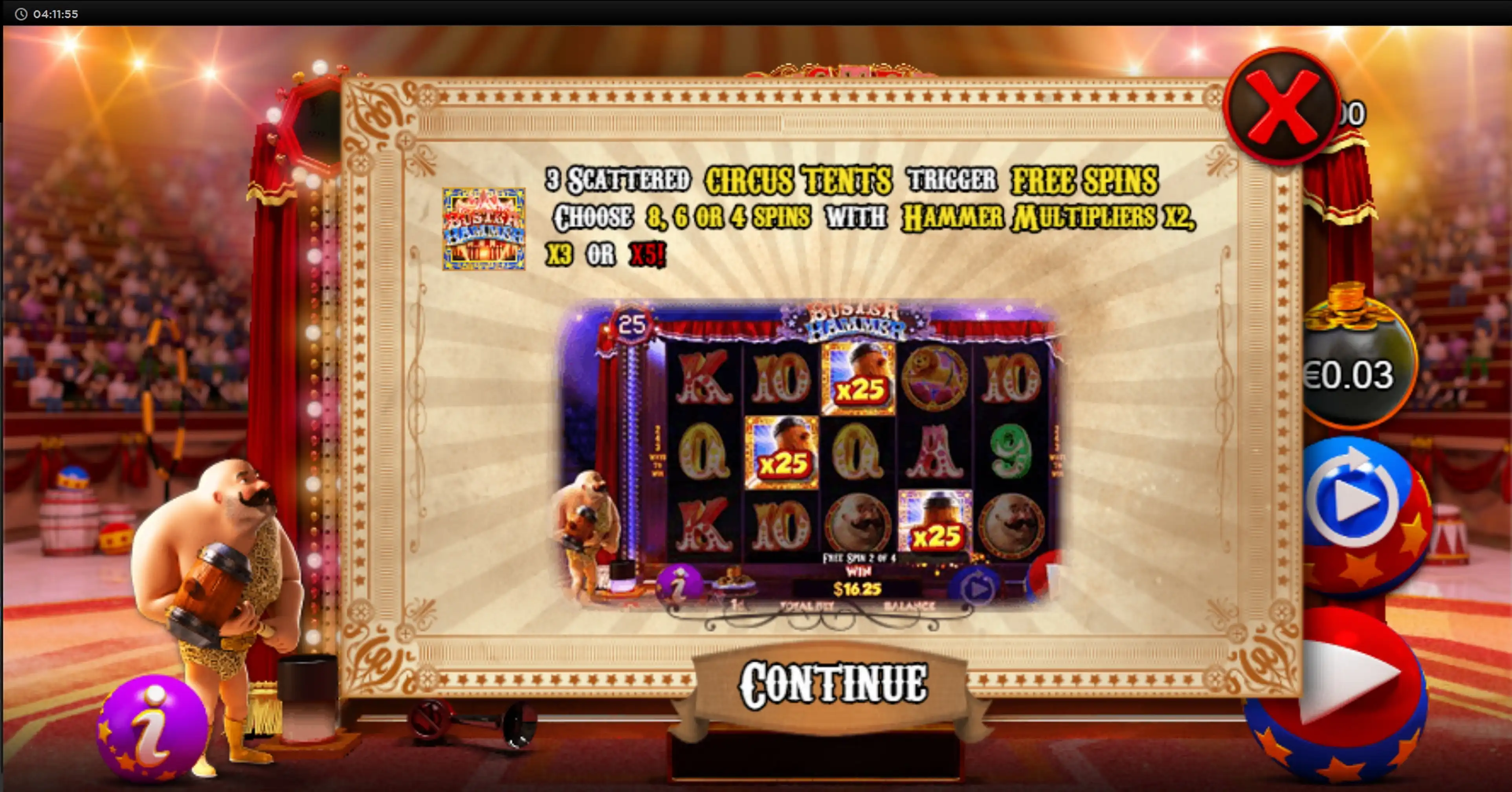 Play Buster Hammer Free Casino Slot Game by Chance Interactive