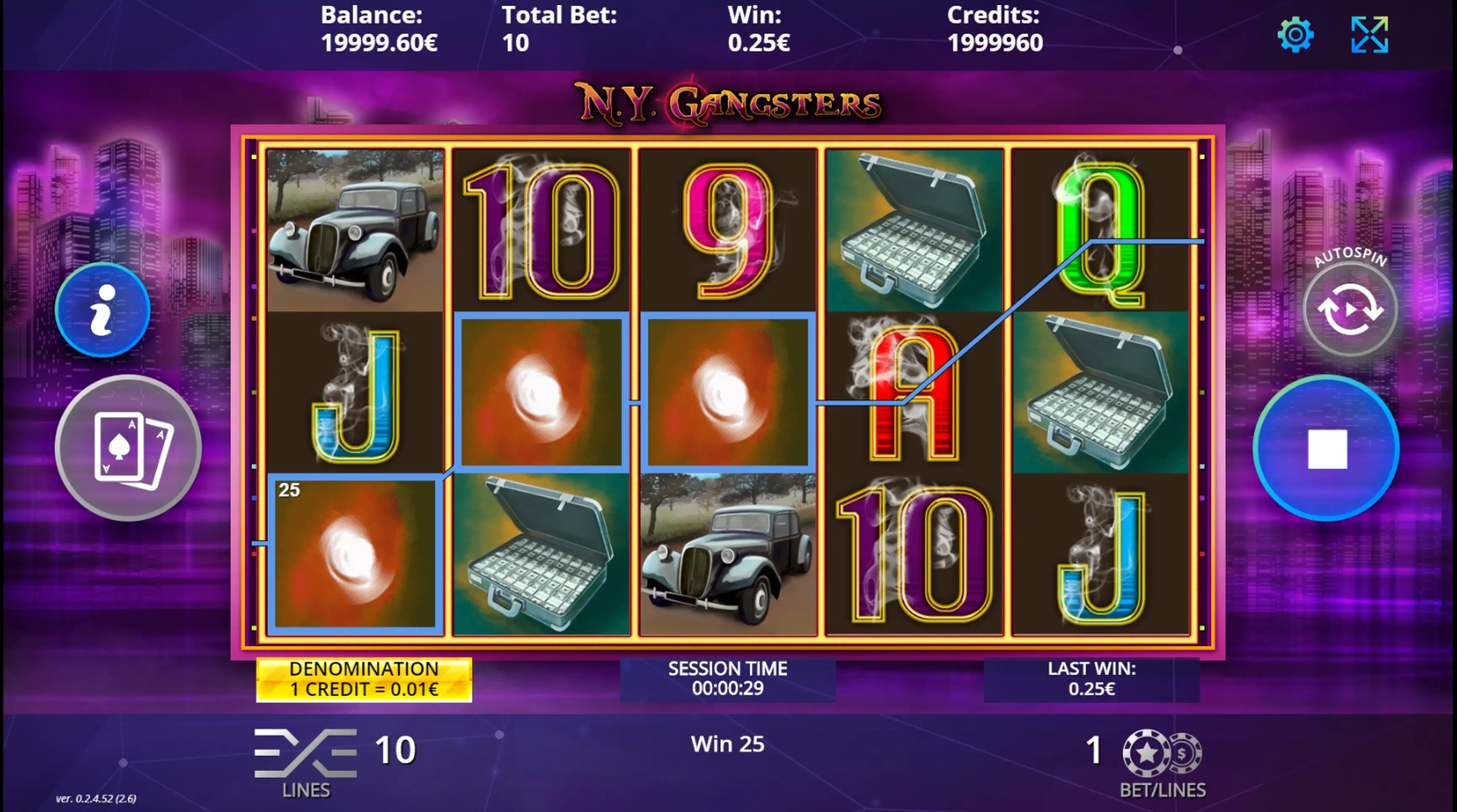 Win Money in N.Y. Gangsters Free Slot Game by DLV