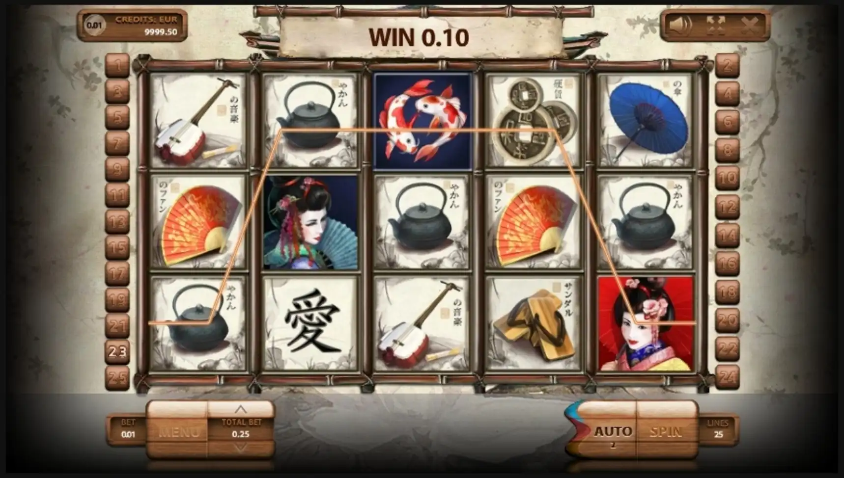 Win Money in Geisha Free Slot Game by Endorphina