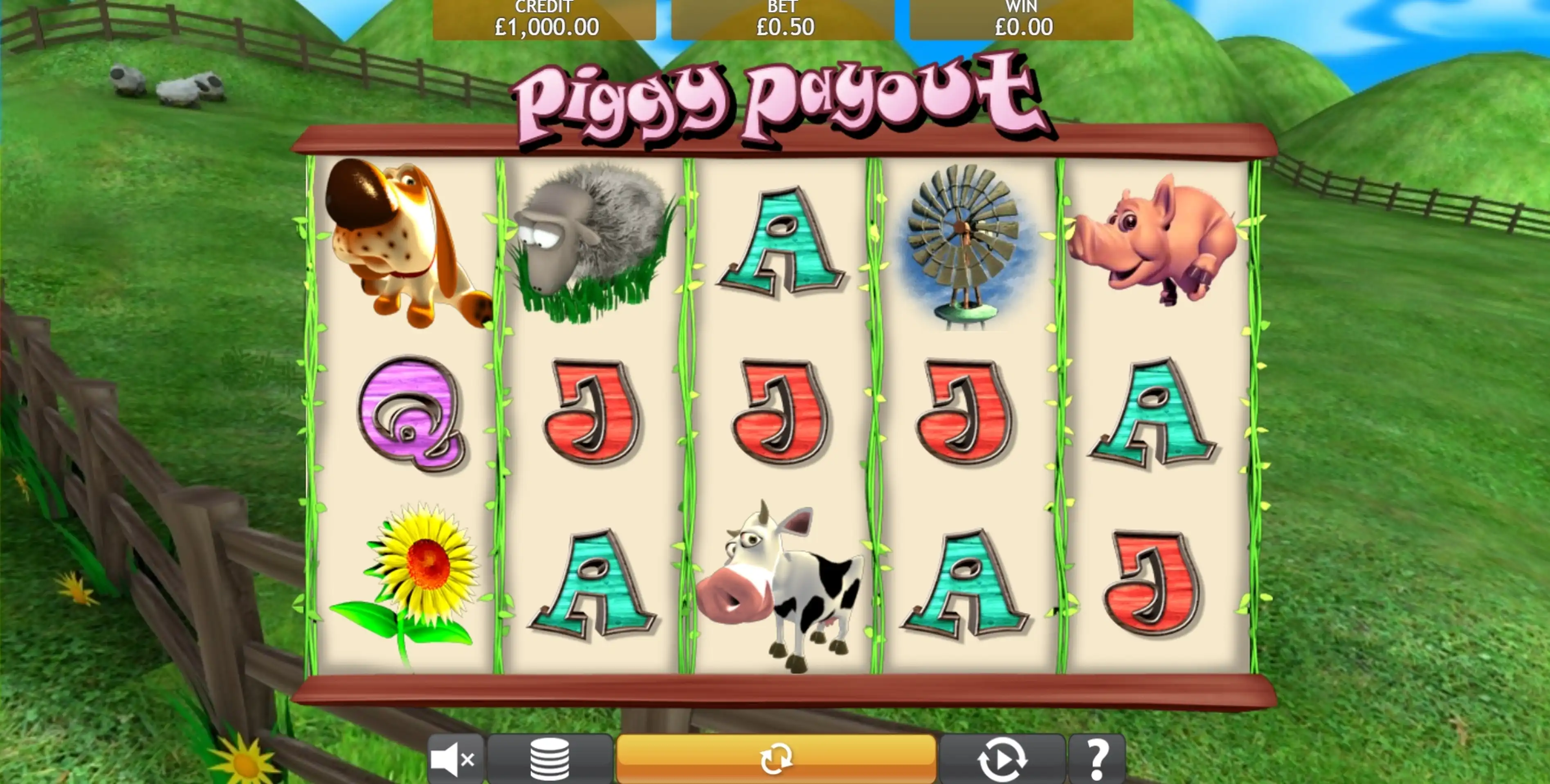 Reels in Piggy Payout Slot Game by EYECON