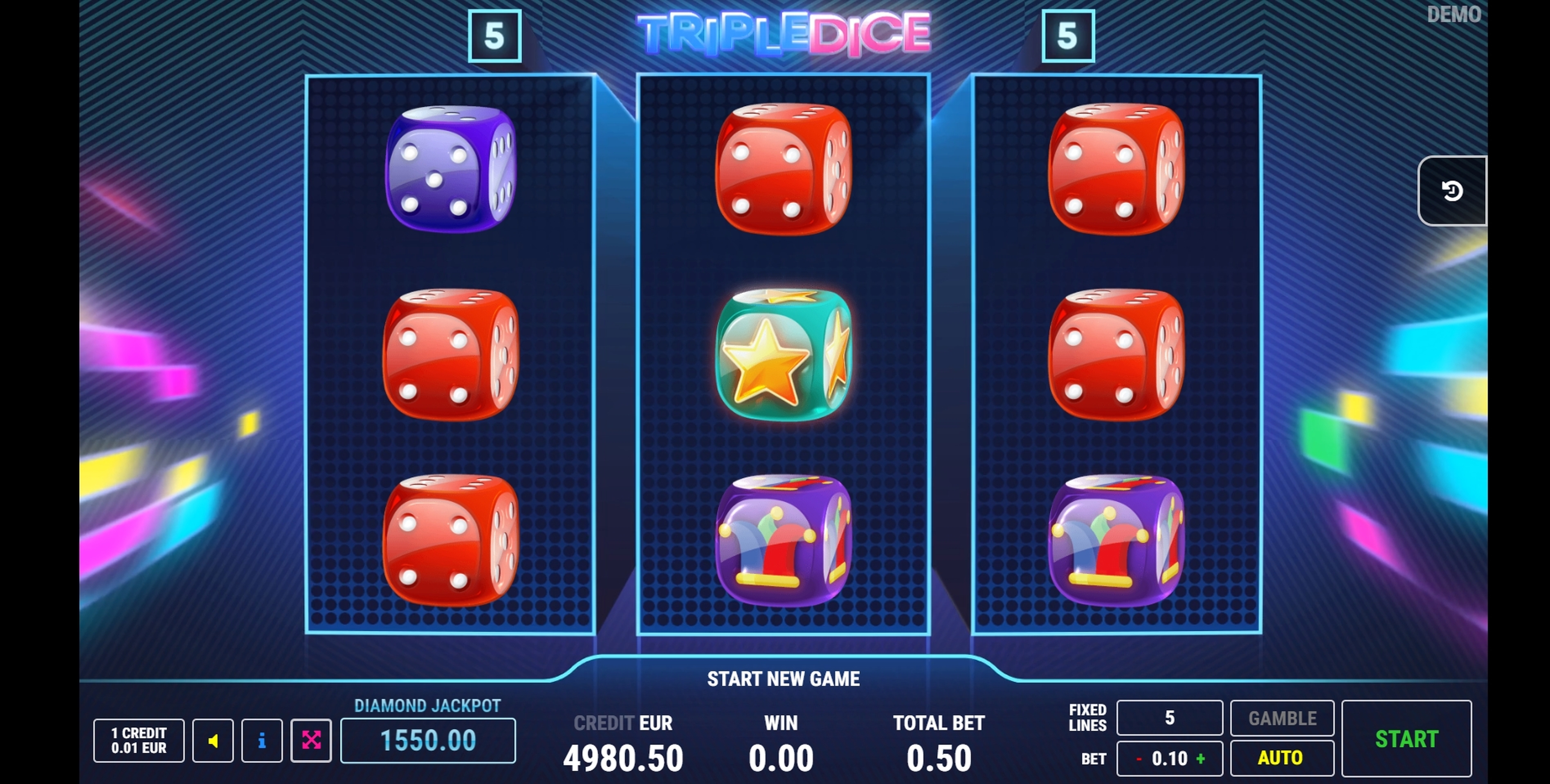 Win Money in Triple Dice Free Slot Game by Fazi Gaming