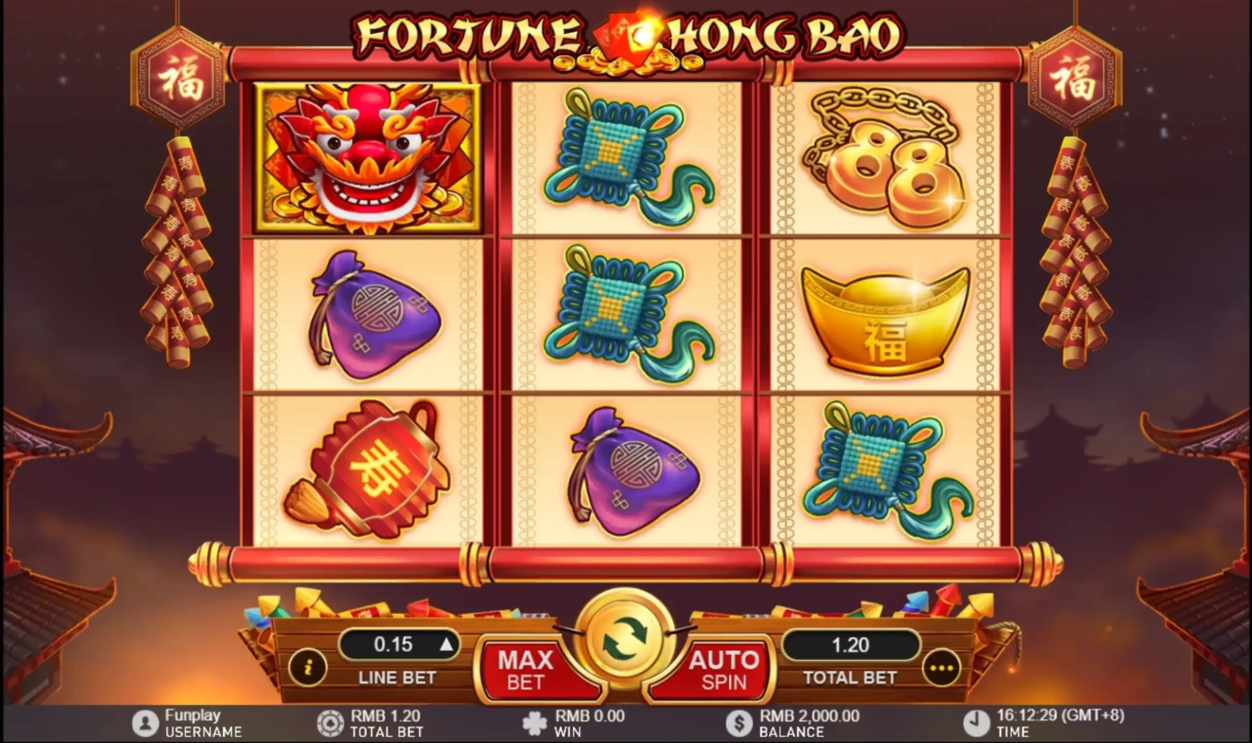 Reels in Fortune Hong Bao Slot Game by Gameplay Interactive