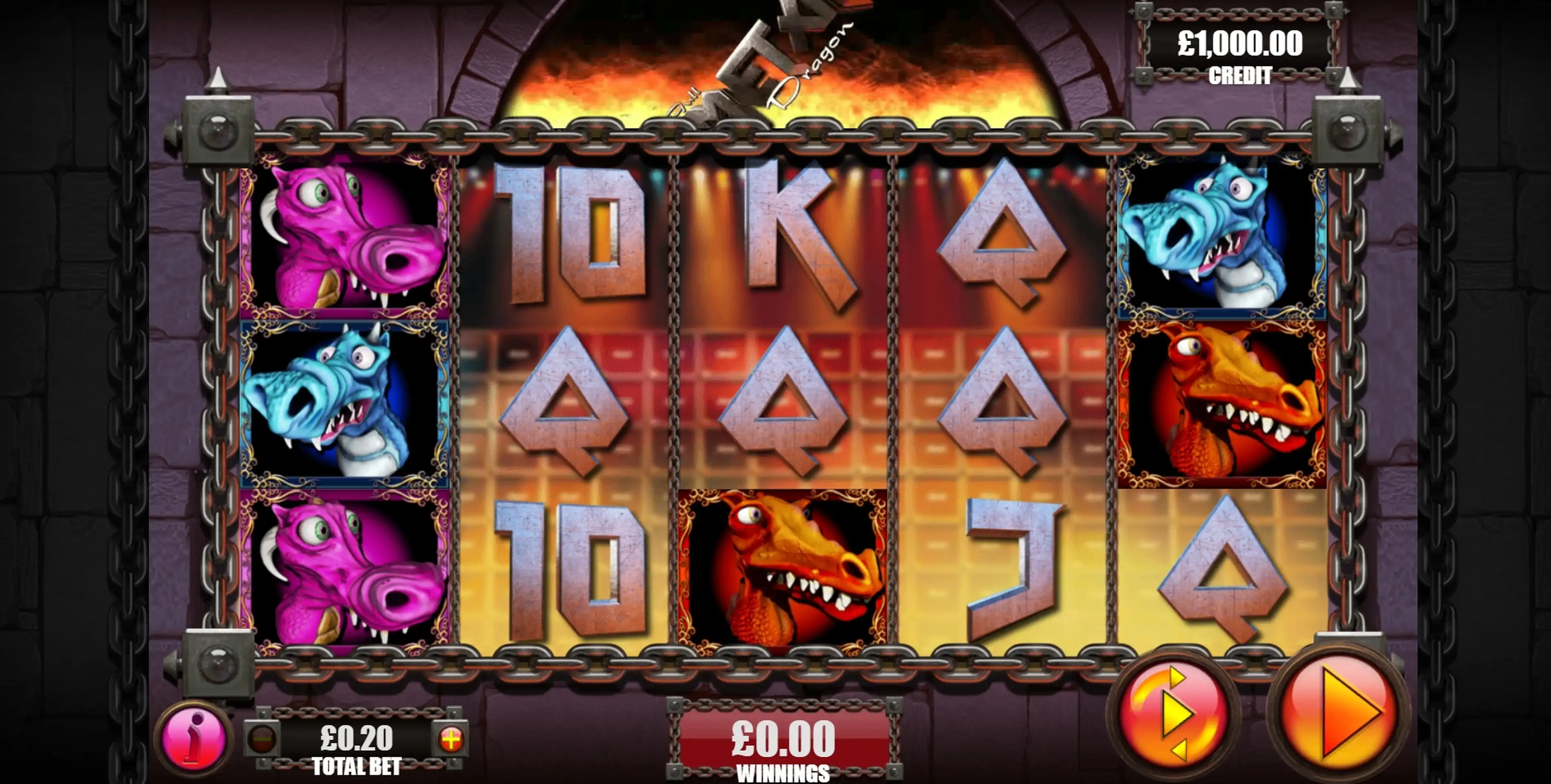 Reels in Full Metal Dragon Slot Game by Games Warehouse