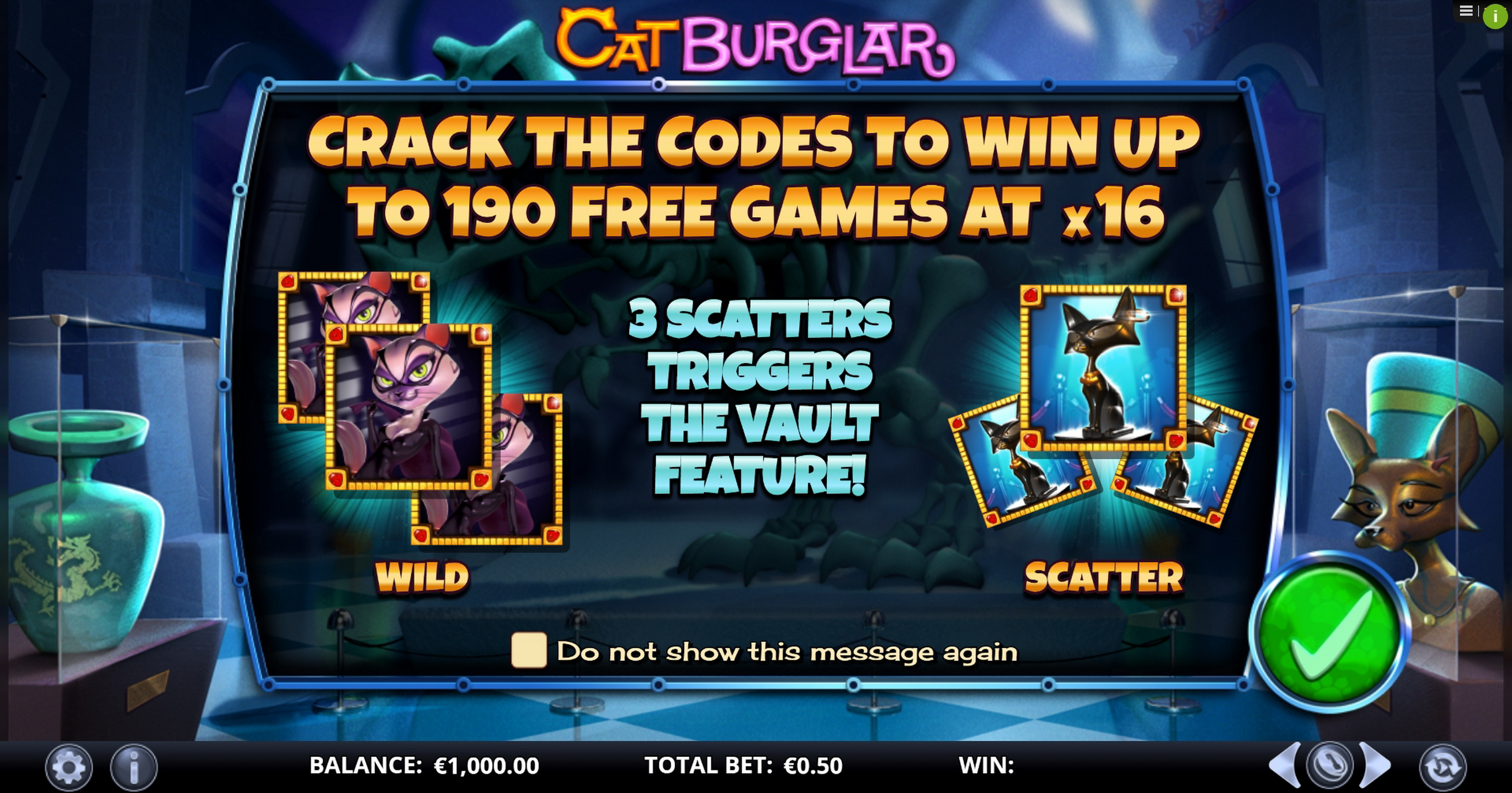 Play Cat Burglar Free Casino Slot Game by Games Lab
