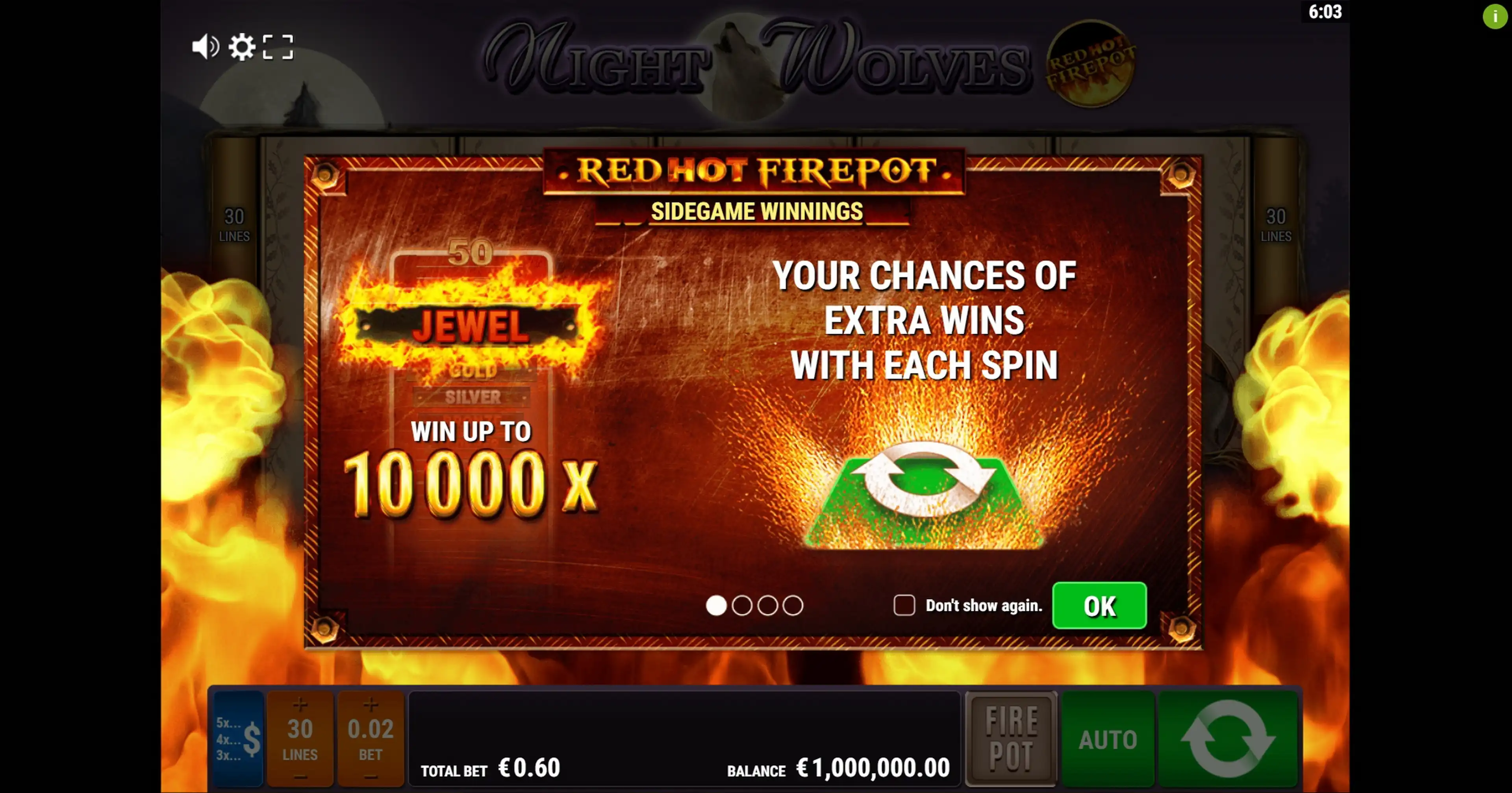 Play Night Wolves RHFP Free Casino Slot Game by Gamomat