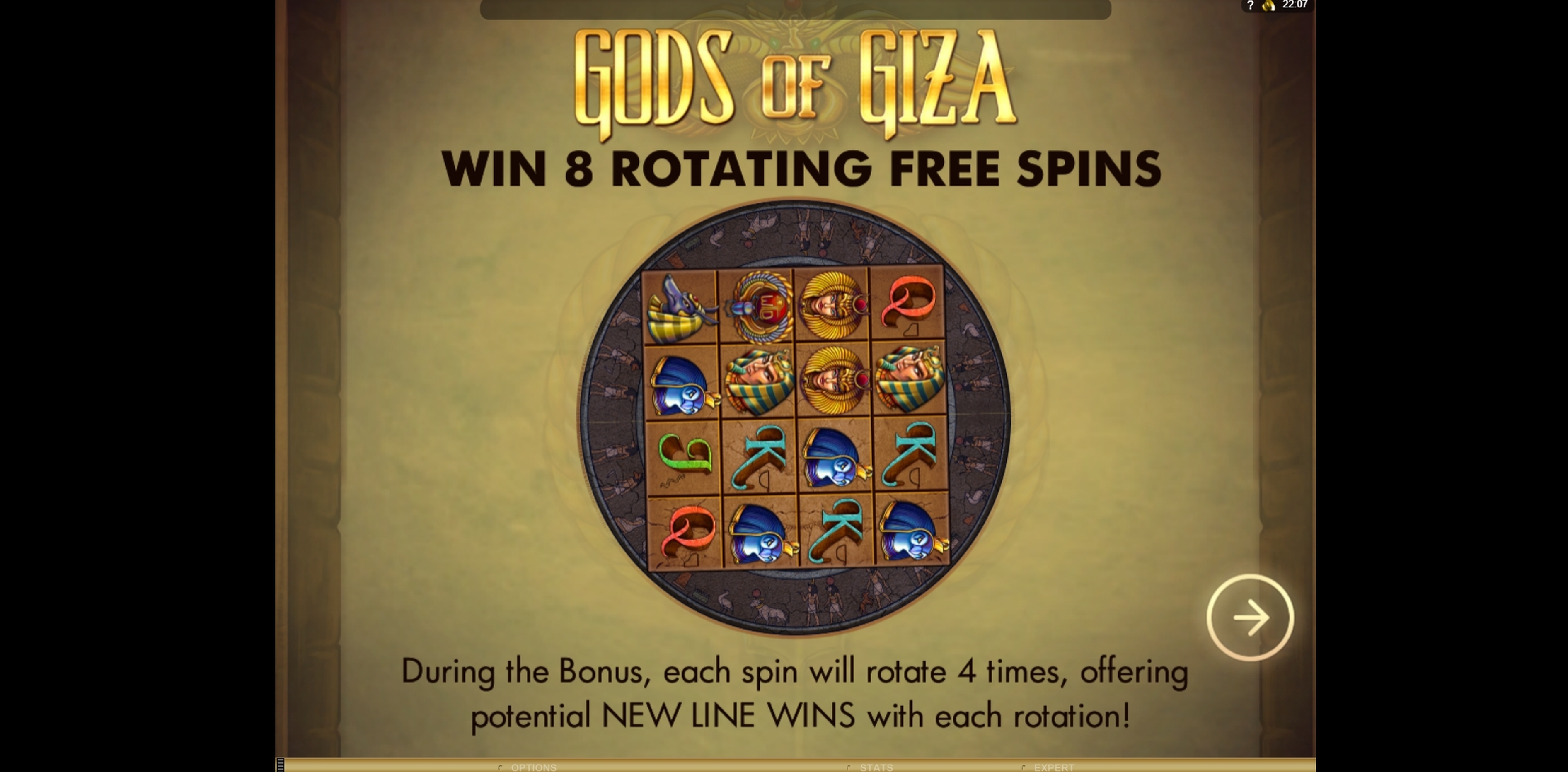 Play Gods of Giza Free Casino Slot Game by Genesis Gaming