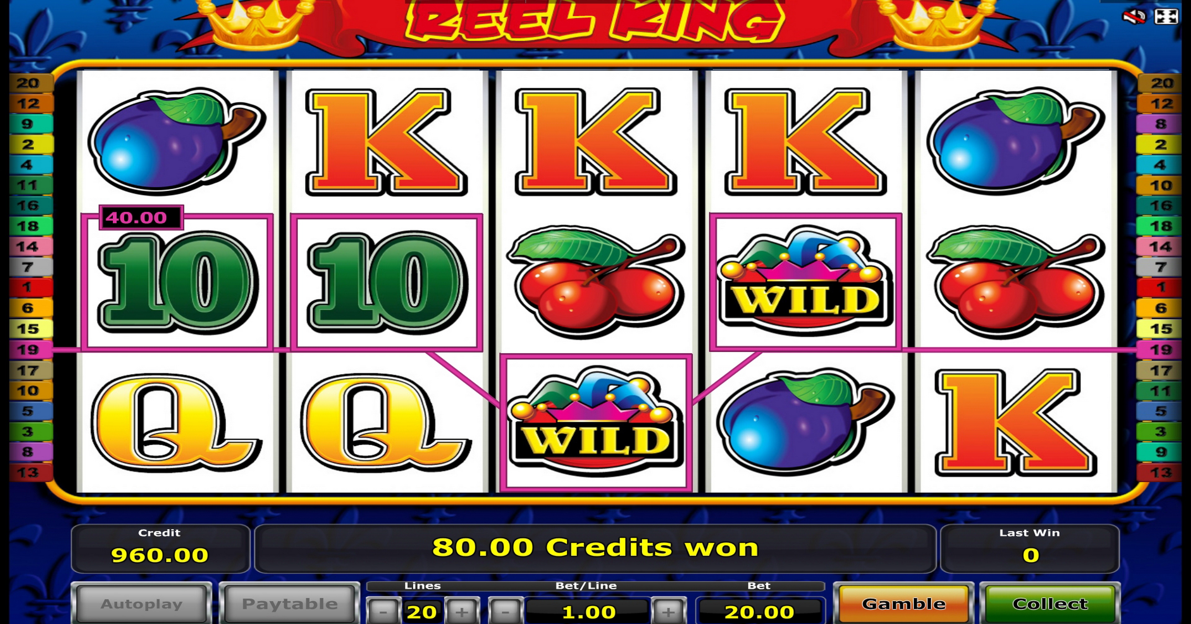 Win Money in Reel King Free Slot Game by Greentube
