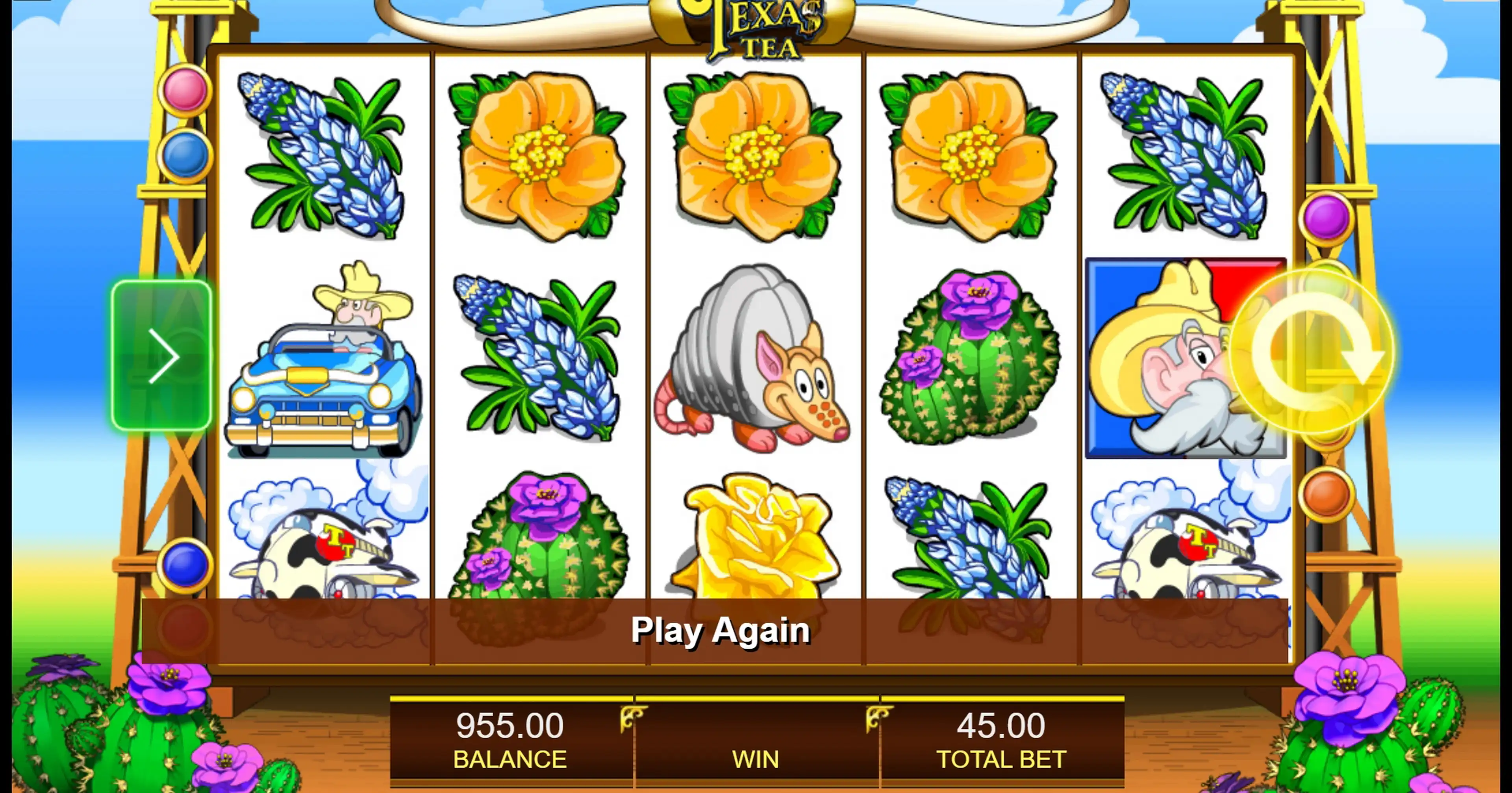 Reels in Texas Tea Slot Game by IGT