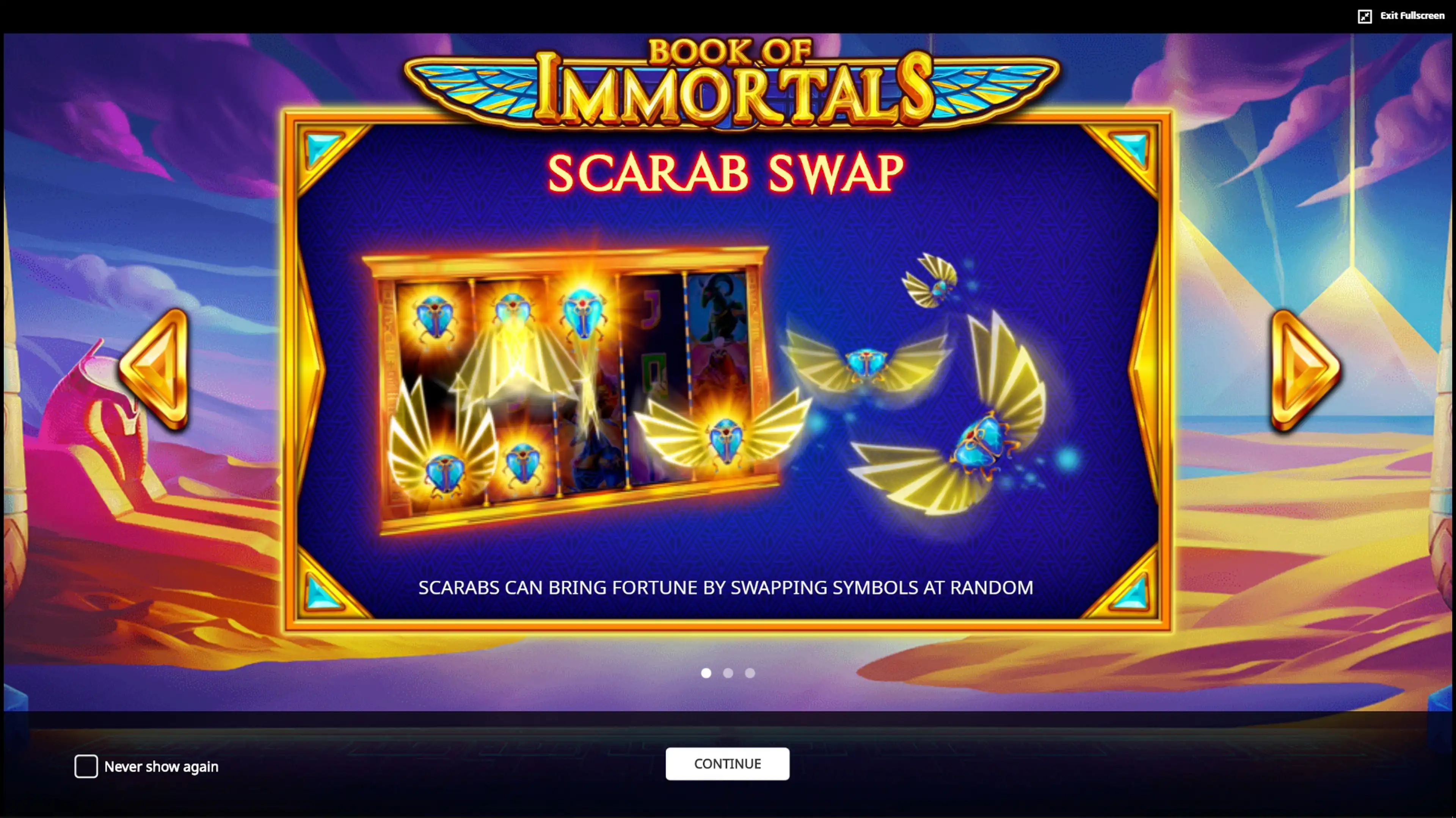 Play Book of Immortals Free Casino Slot Game by iSoftBet