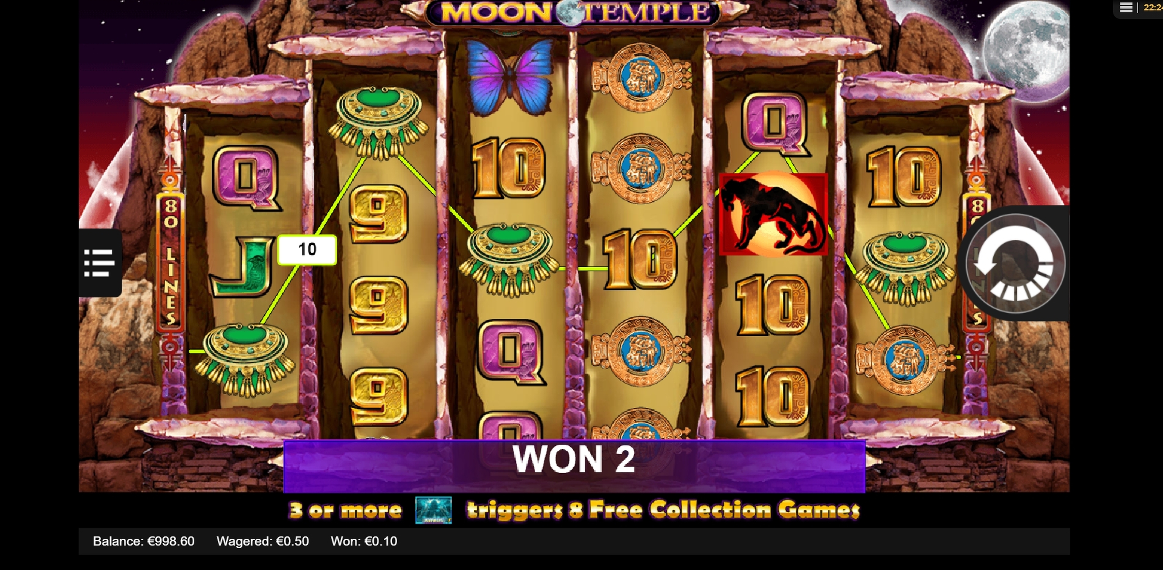 Win Money in Moon Temple Free Slot Game by Lightning Box
