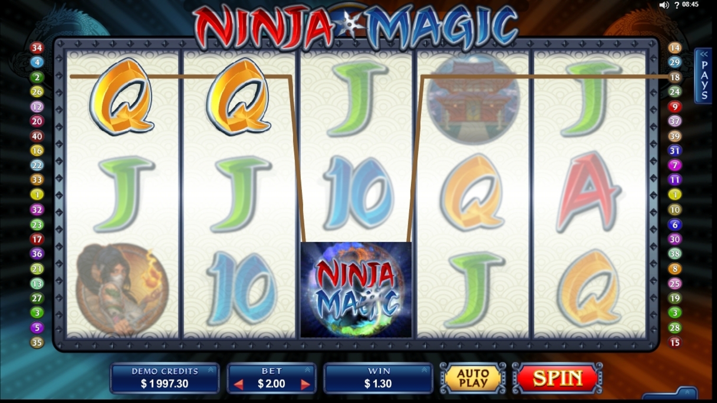 Win Money in Ninja Magic Free Slot Game by MahiGaming