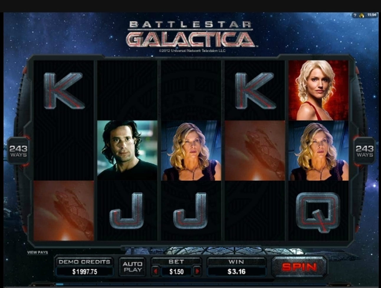 Win Money in Battlestar Galactica Free Slot Game by Microgaming