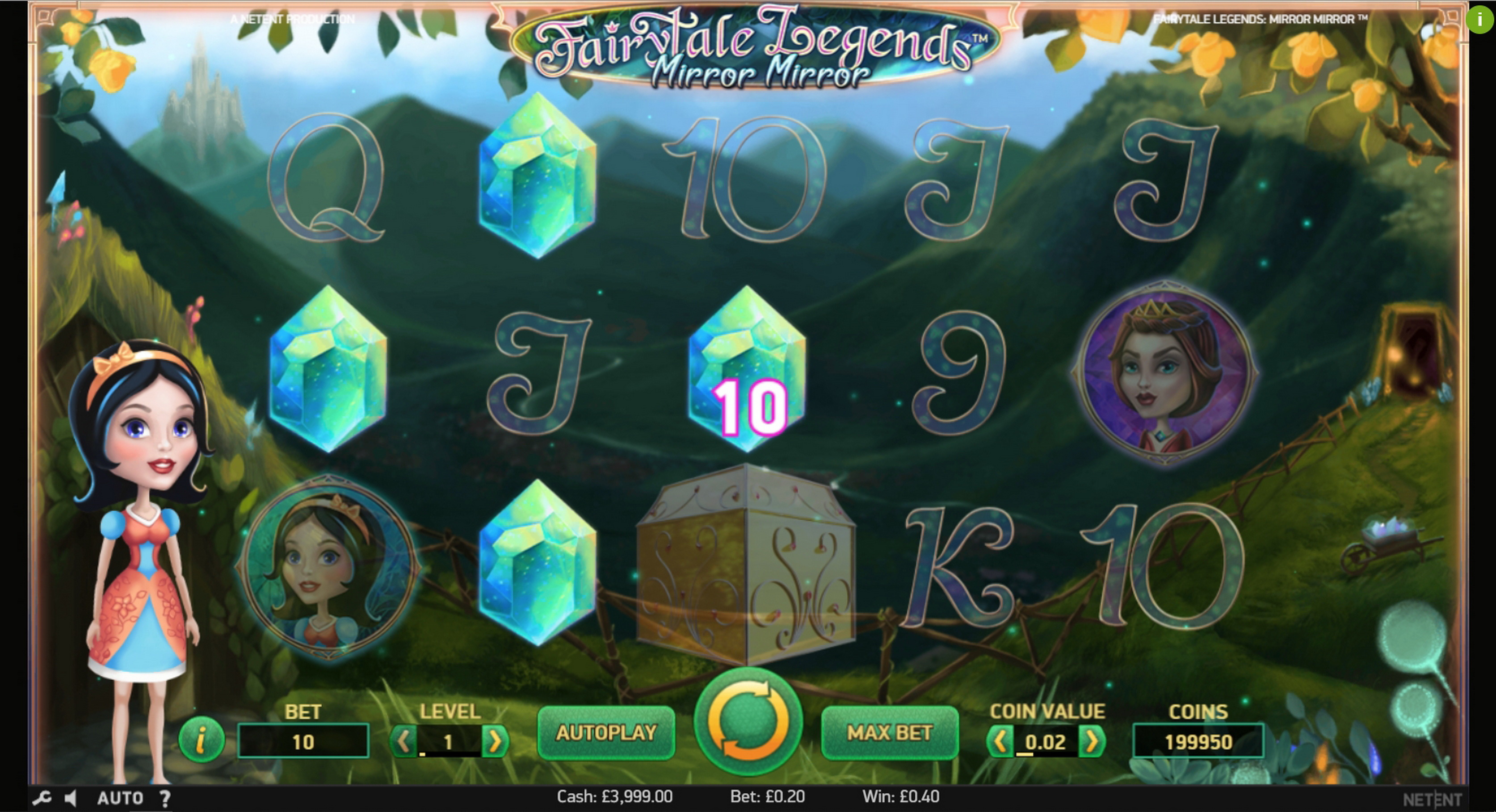 Win Money in Fairytale Legends: Mirror Mirror Free Slot Game by NetEnt