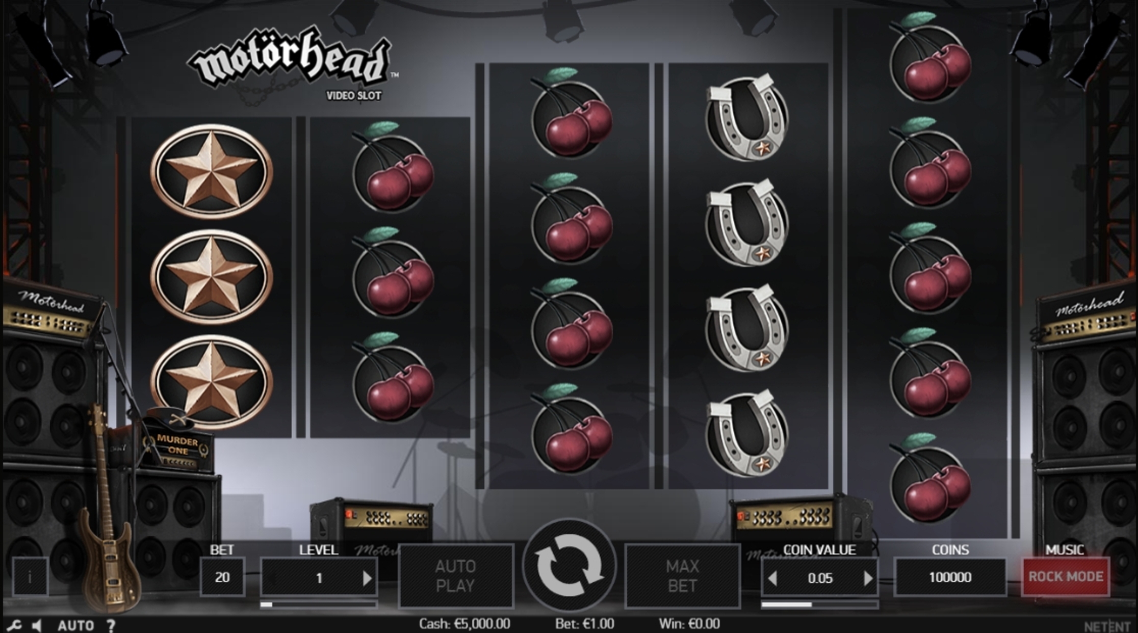 Reels in Motörhead Slot Game by NetEnt
