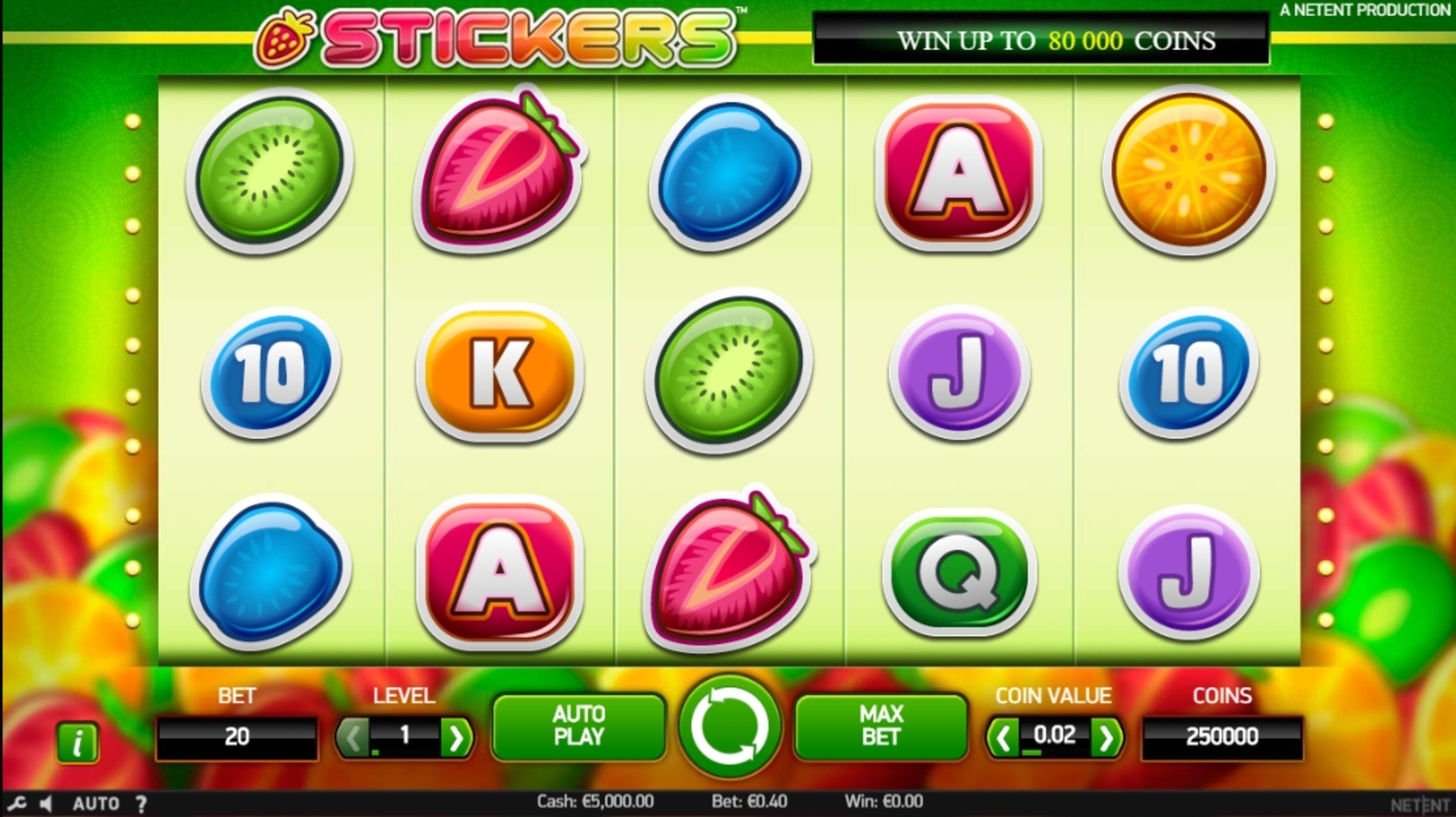 Reels in Stickers Slot Game by NetEnt