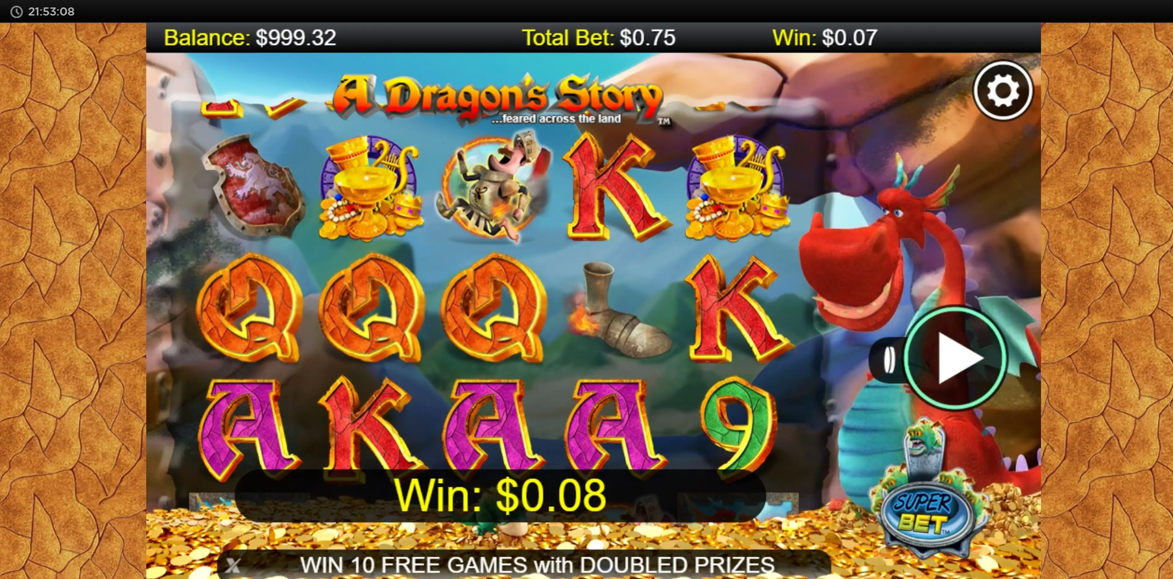 Win Money in A Dragon Story Free Slot Game by NextGen Gaming