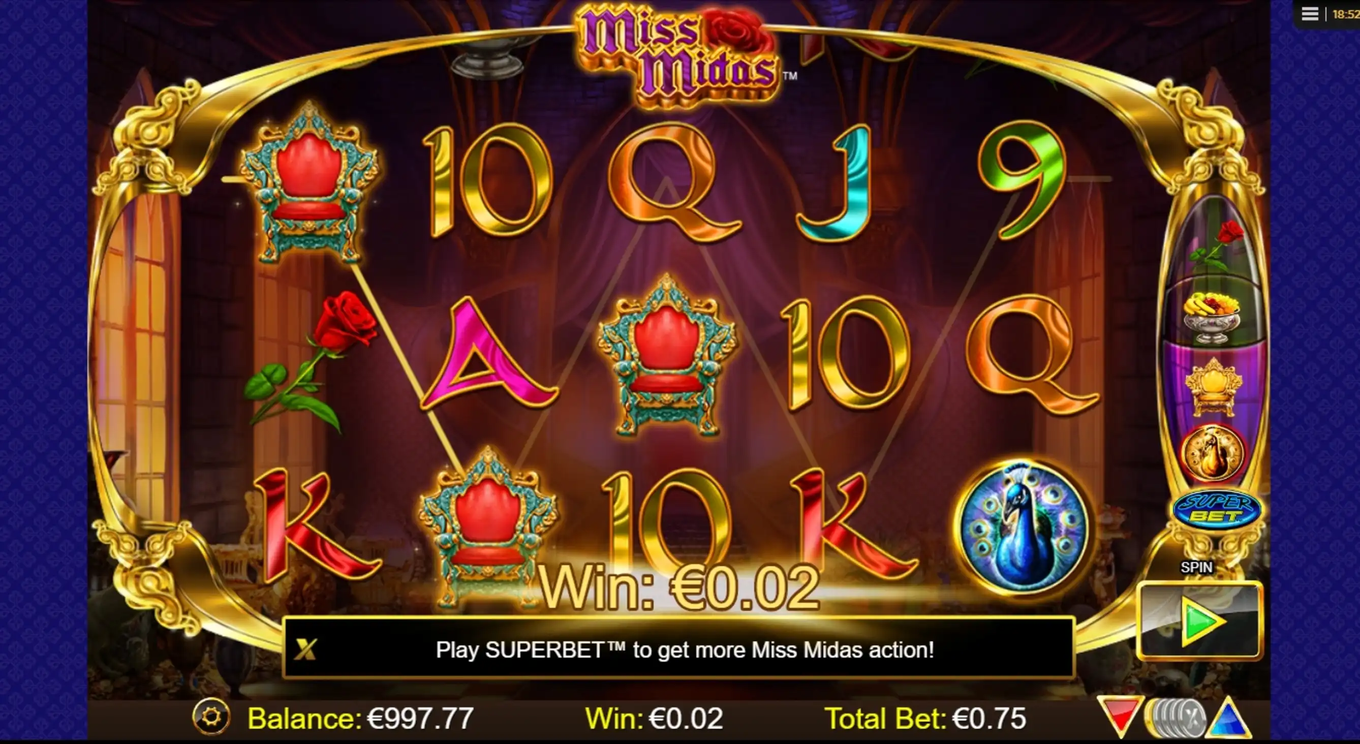 Win Money in Miss Midas Free Slot Game by NextGen Gaming