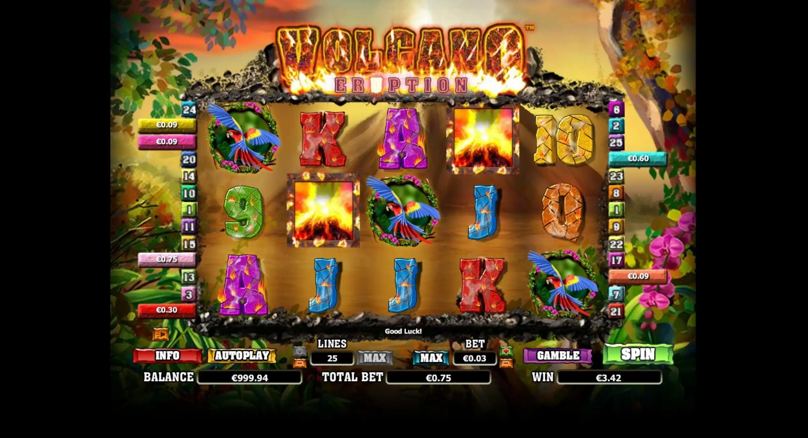 Win Money in Volcano Eruption Free Slot Game by NextGen Gaming