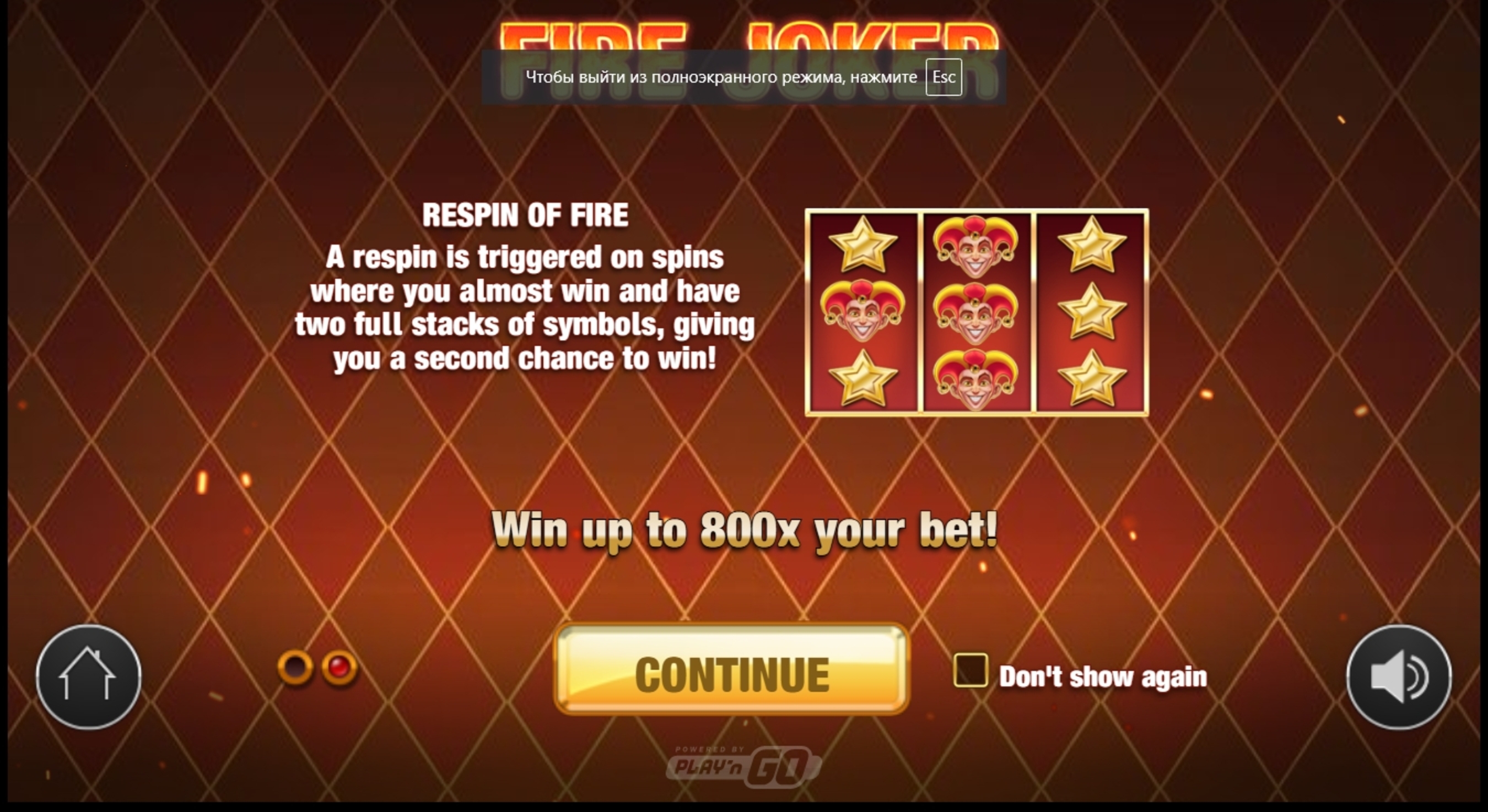 Play Fire Joker Free Casino Slot Game by Playn GO