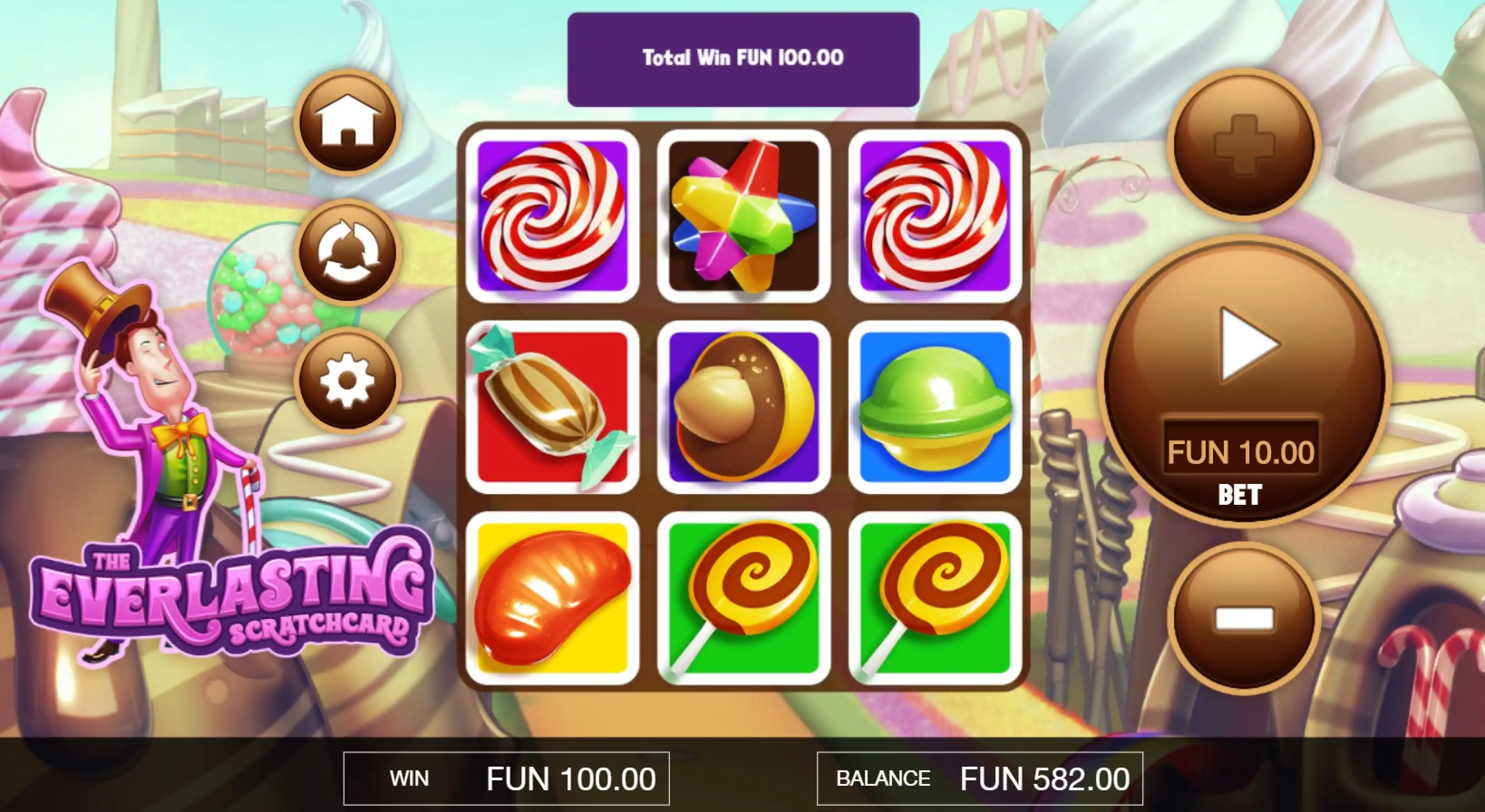 Win Money in The Everlasting Scratchcard Free Slot Game by Probability Jones