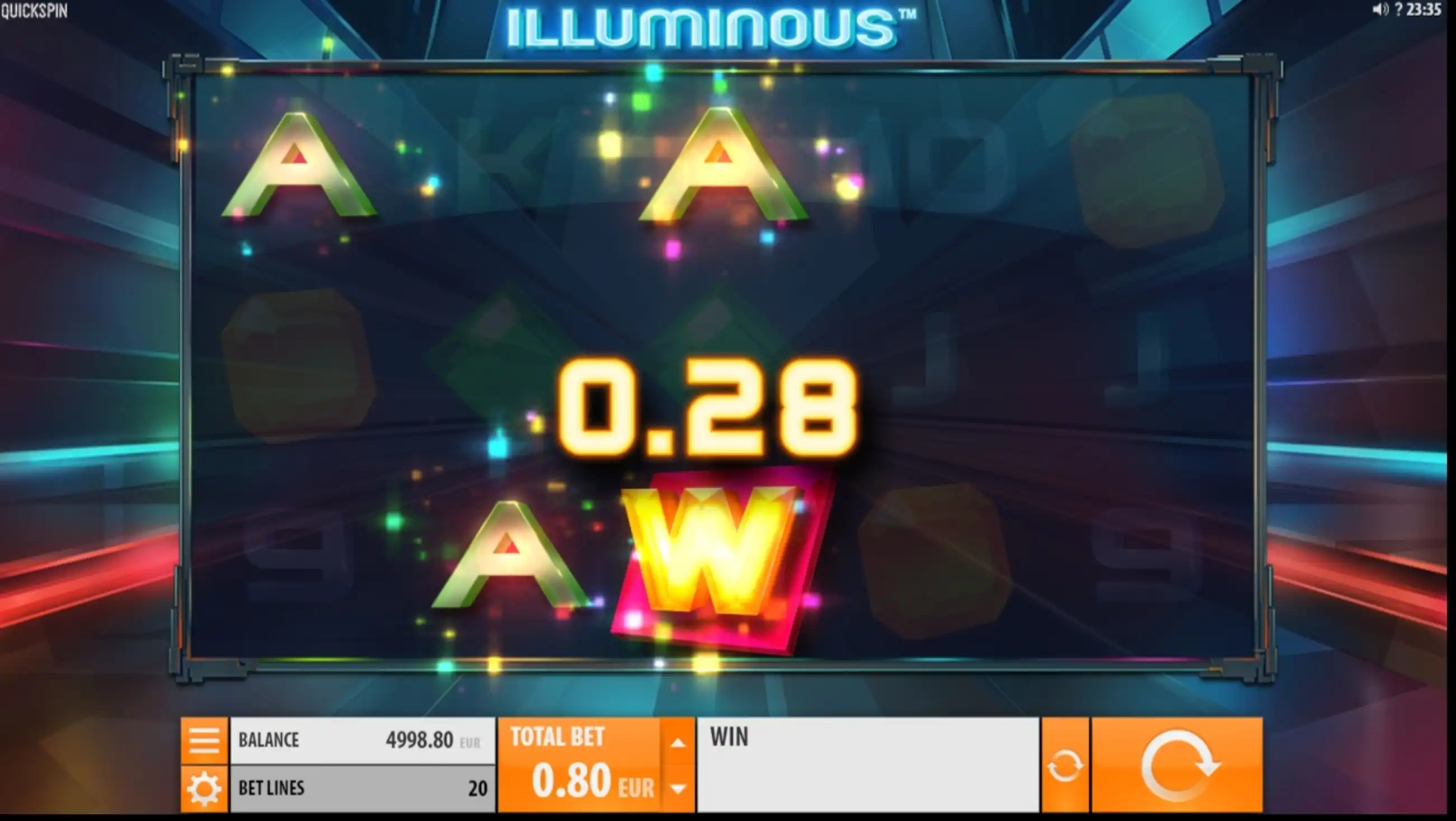 Win Money in Illuminous Free Slot Game by Quickspin