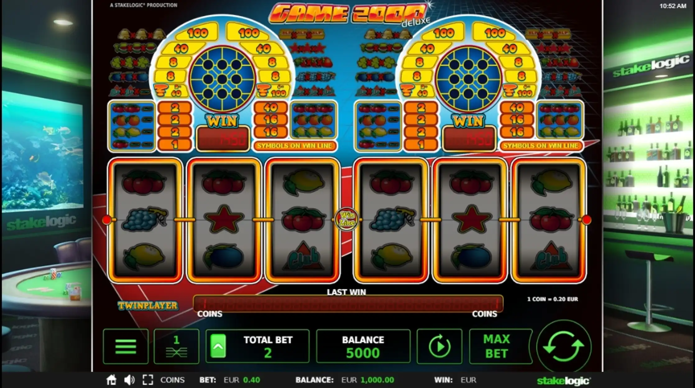 Reels in Game 2000 Slot Game by Stakelogic