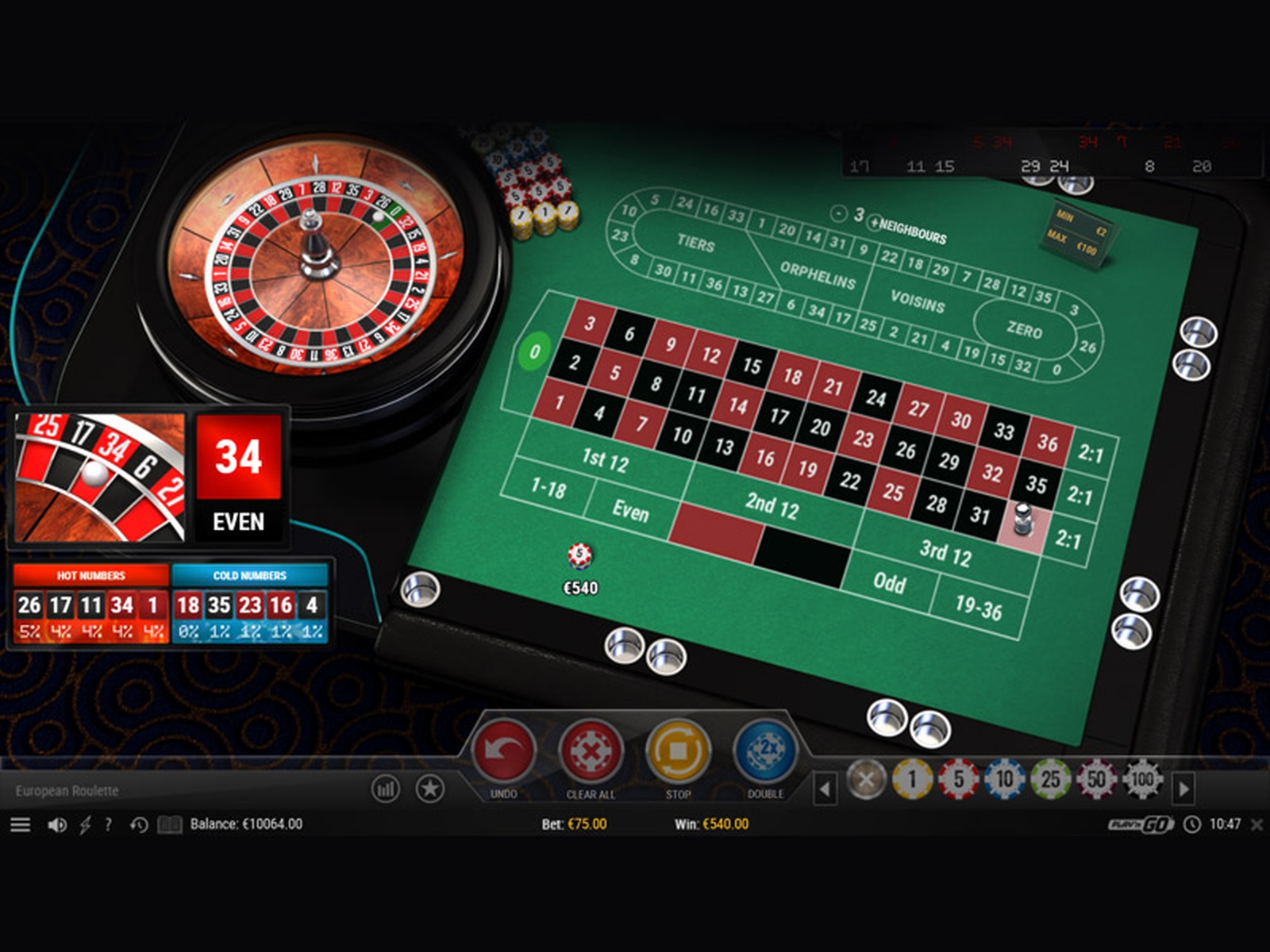 The European Roulette Online Slot Demo Game by Top Trend Gaming