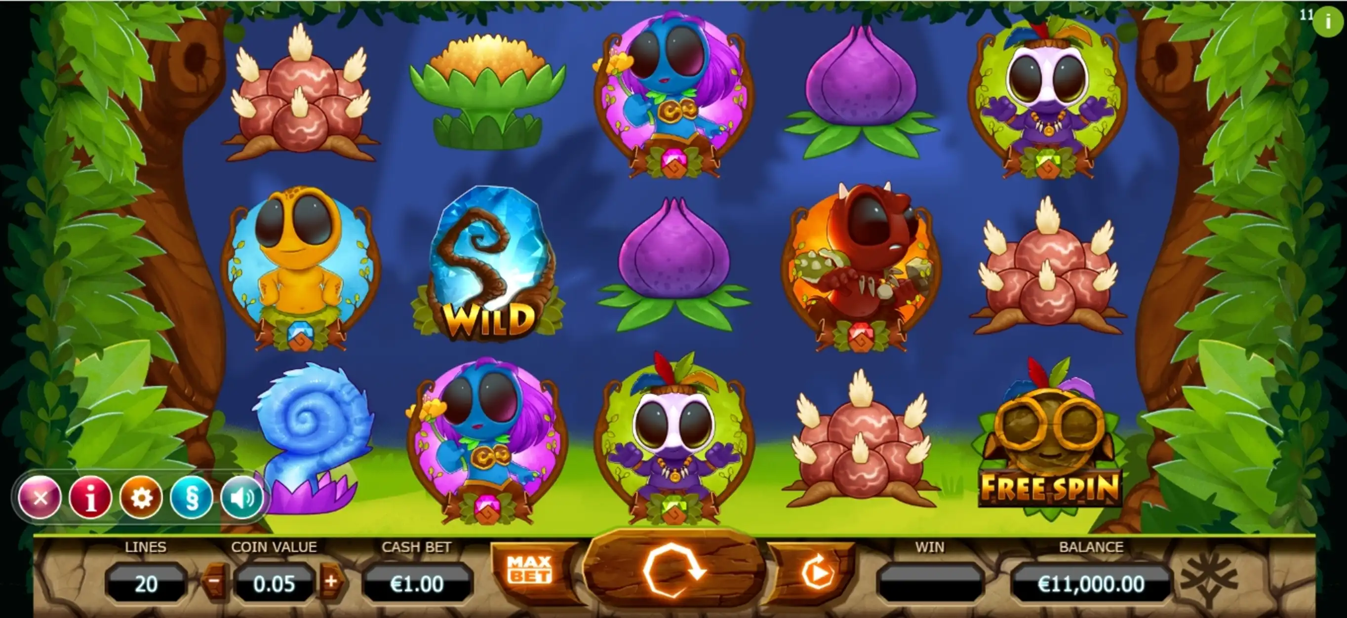 Reels in Chibeasties Slot Game by Yggdrasil Gaming