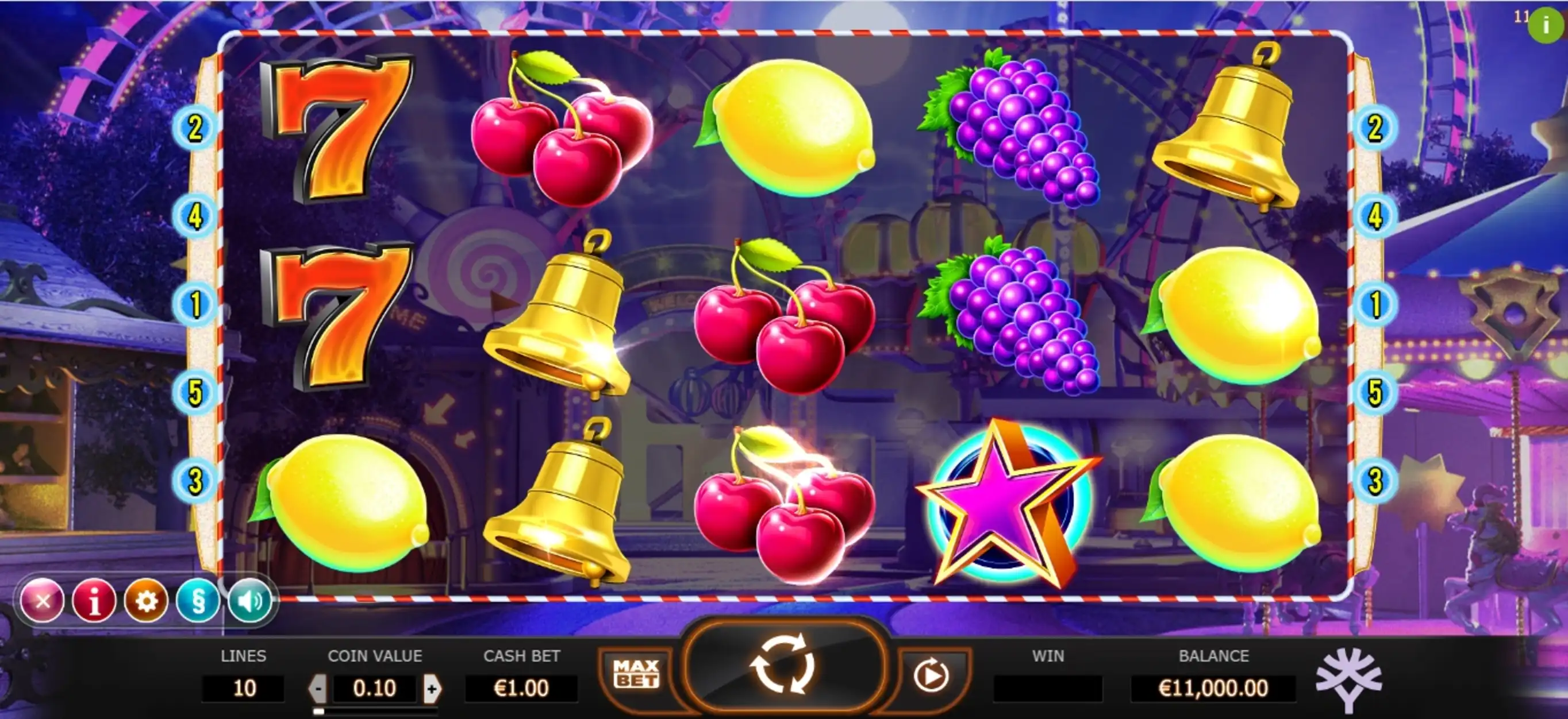 Reels in Jokerizer Slot Game by Yggdrasil Gaming