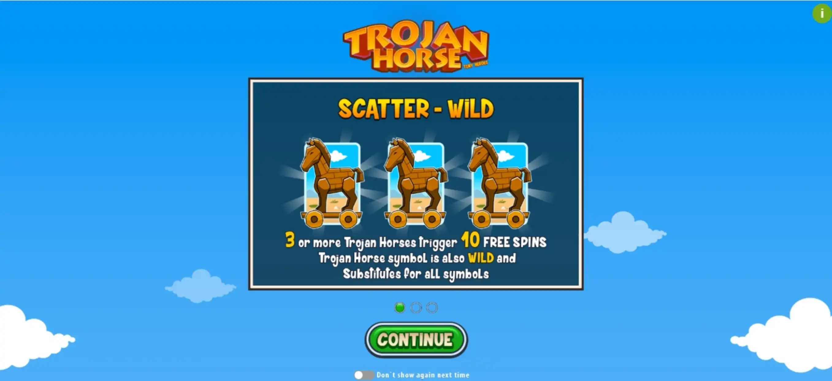 Play Trojan Horse Tiny Heroes Free Casino Slot Game by ZEUS PLAY